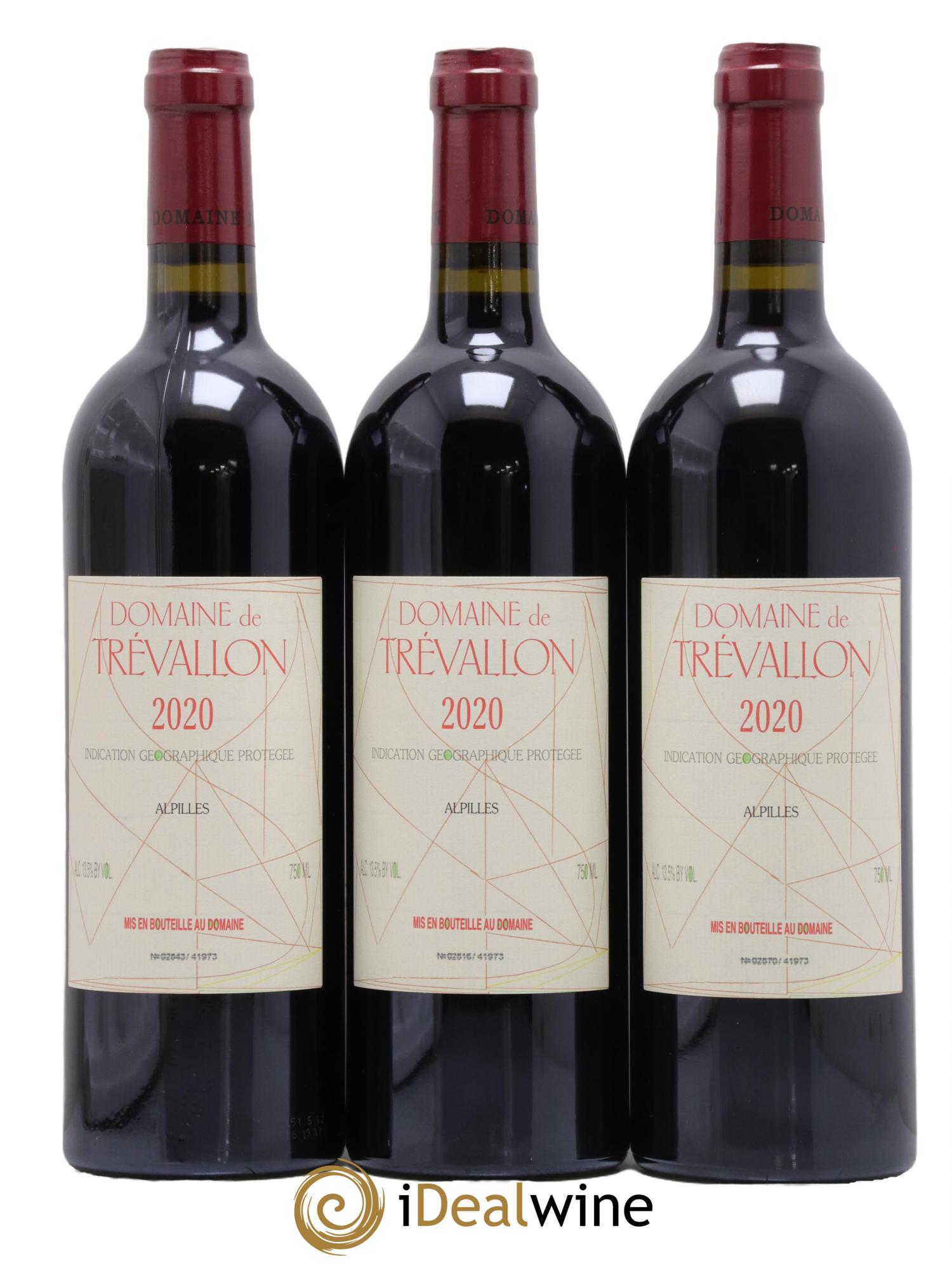 Alpilles Trévallon (Domaine de) Eloi Dürrbach 2020 - Lot de 3 bouteilles - 0