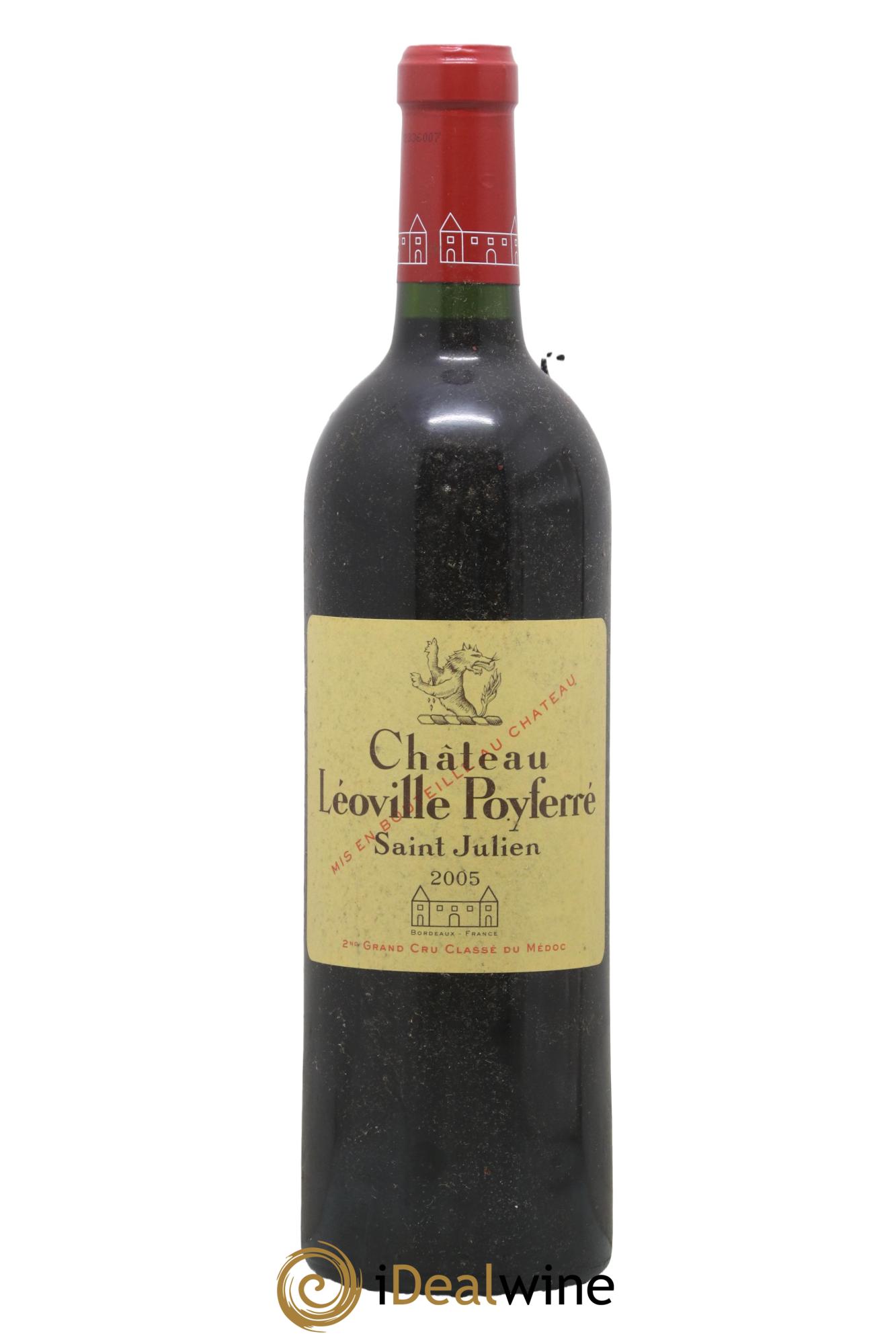 Château Léoville Poyferré 2ème Grand Cru Classé 2005 - Lot de 1 bouteille - 0