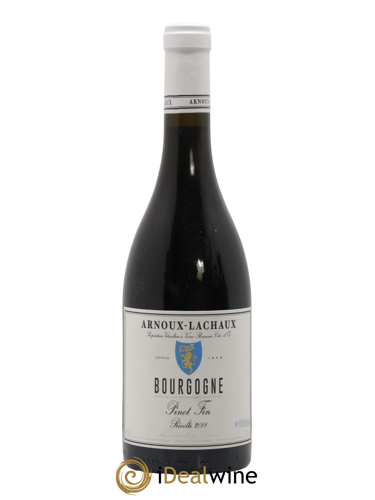 Bourgogne Pinot Fin Arnoux-Lachaux (Domaine) 2018 - Lot de 1 bouteille - 0