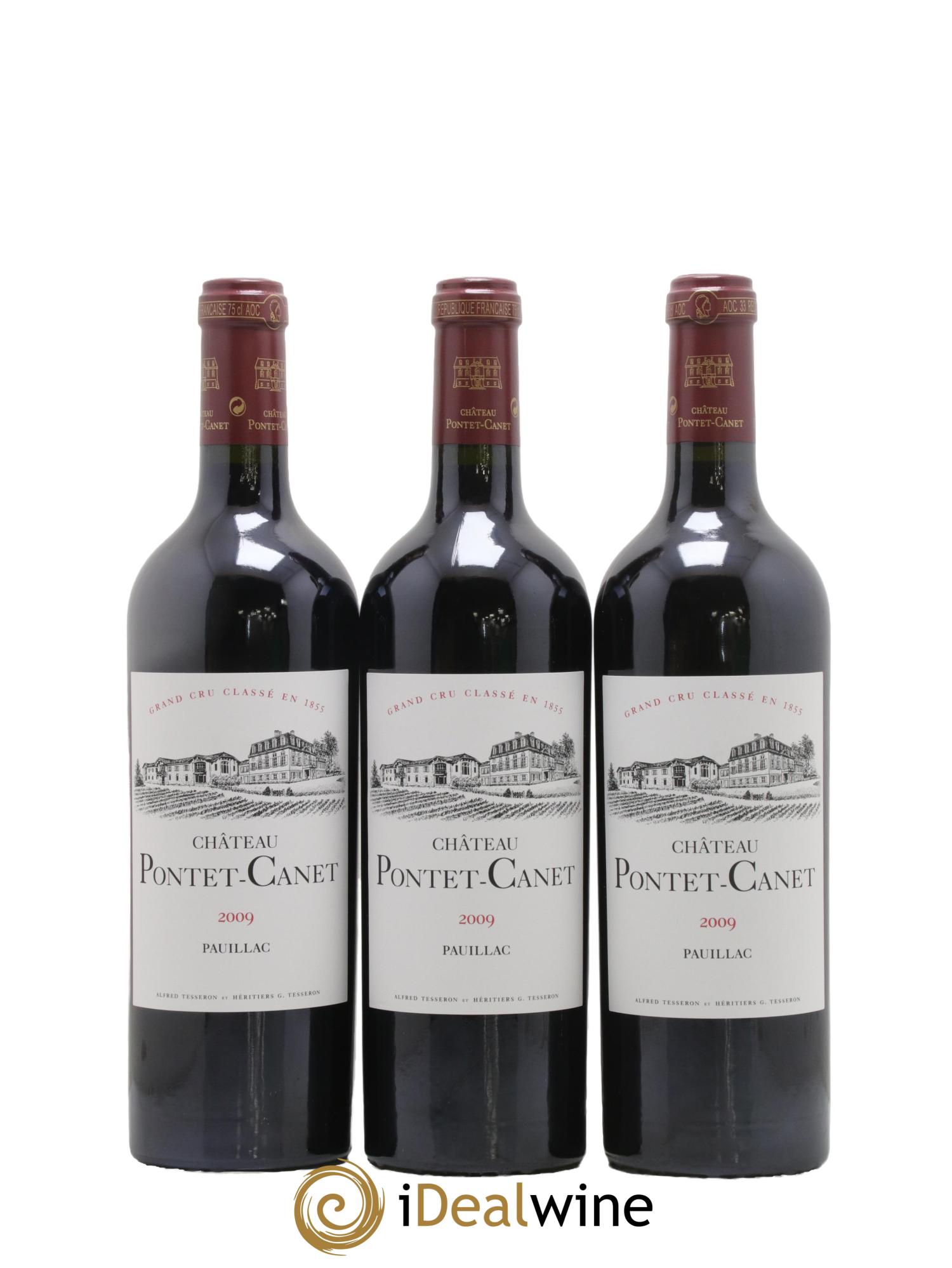 Château Pontet Canet 5ème Grand Cru Classé 2009 - Lotto di 6 bottiglie - 2