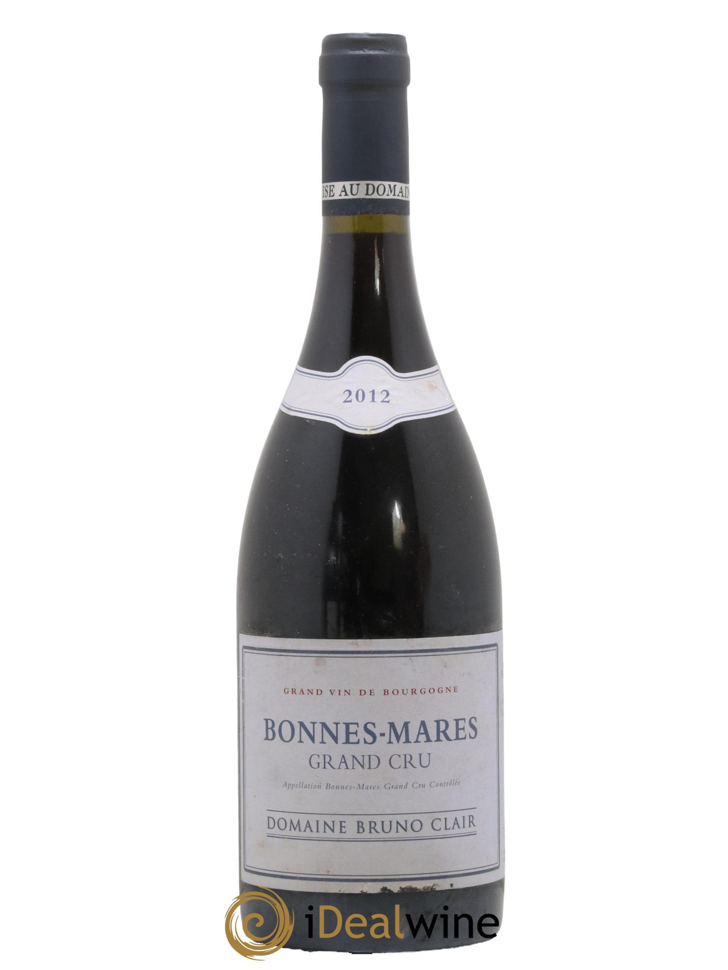 Bonnes-Mares Grand Cru Bruno Clair (Domaine) 2012 - Lot de 1 bouteille - 0
