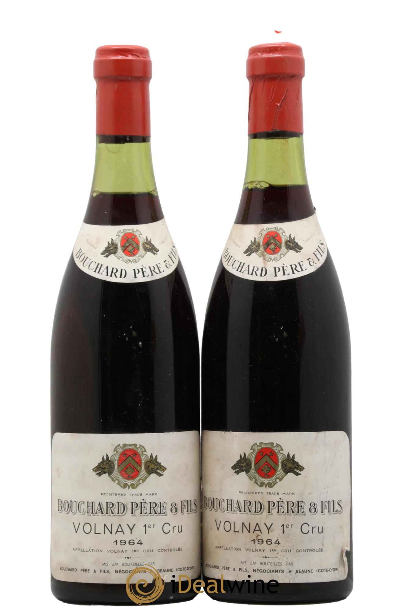Volnay 1er Cru Bouchard Père & Fils 1964 - Lot de 2 bouteilles - 0