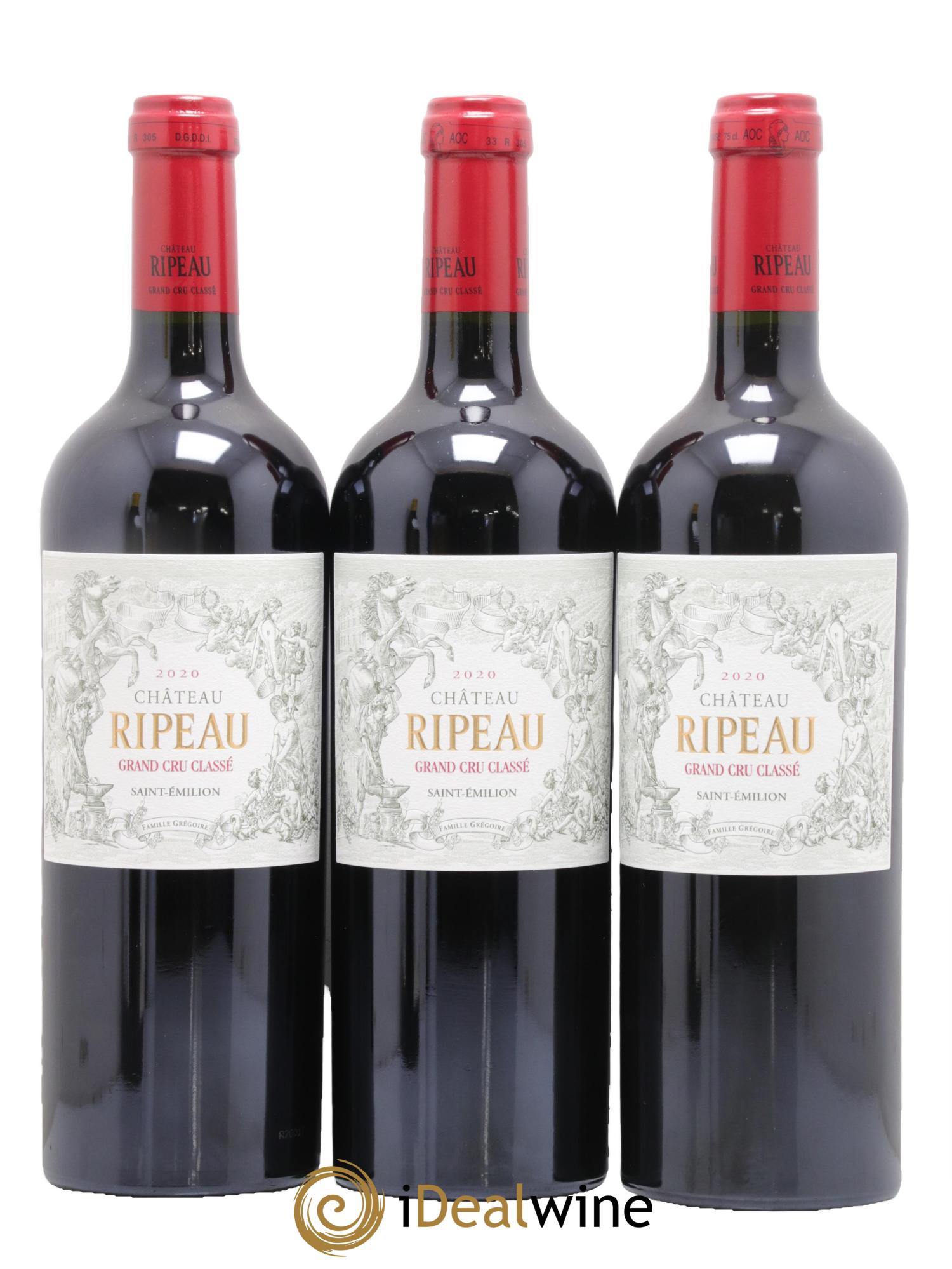 Château Ripeau Grand Cru Classé 2020 - Lot de 6 bouteilles - 2