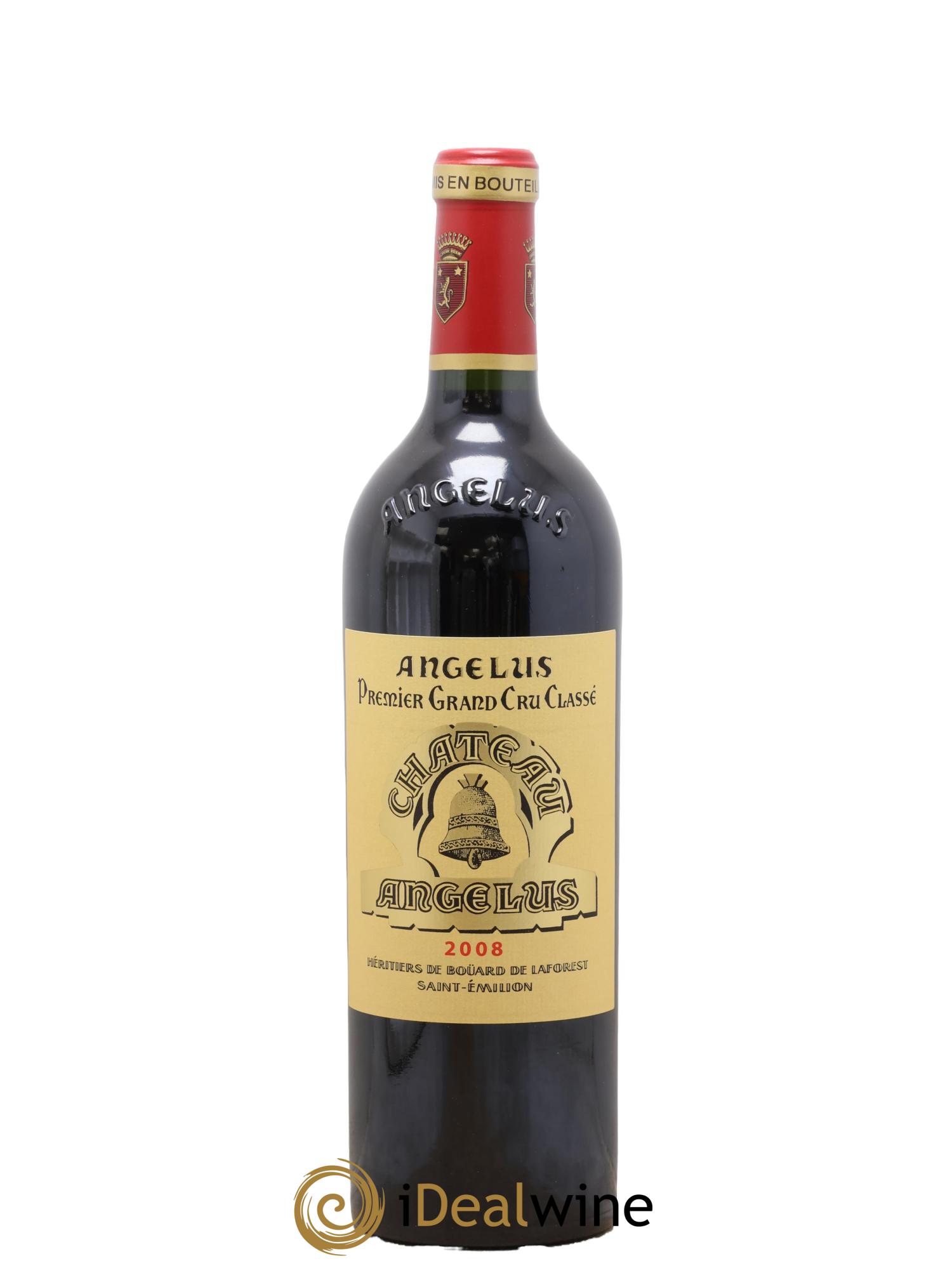 Château Angélus 1er Grand Cru Classé A 2008 - Posten von 1 Flasche - 0