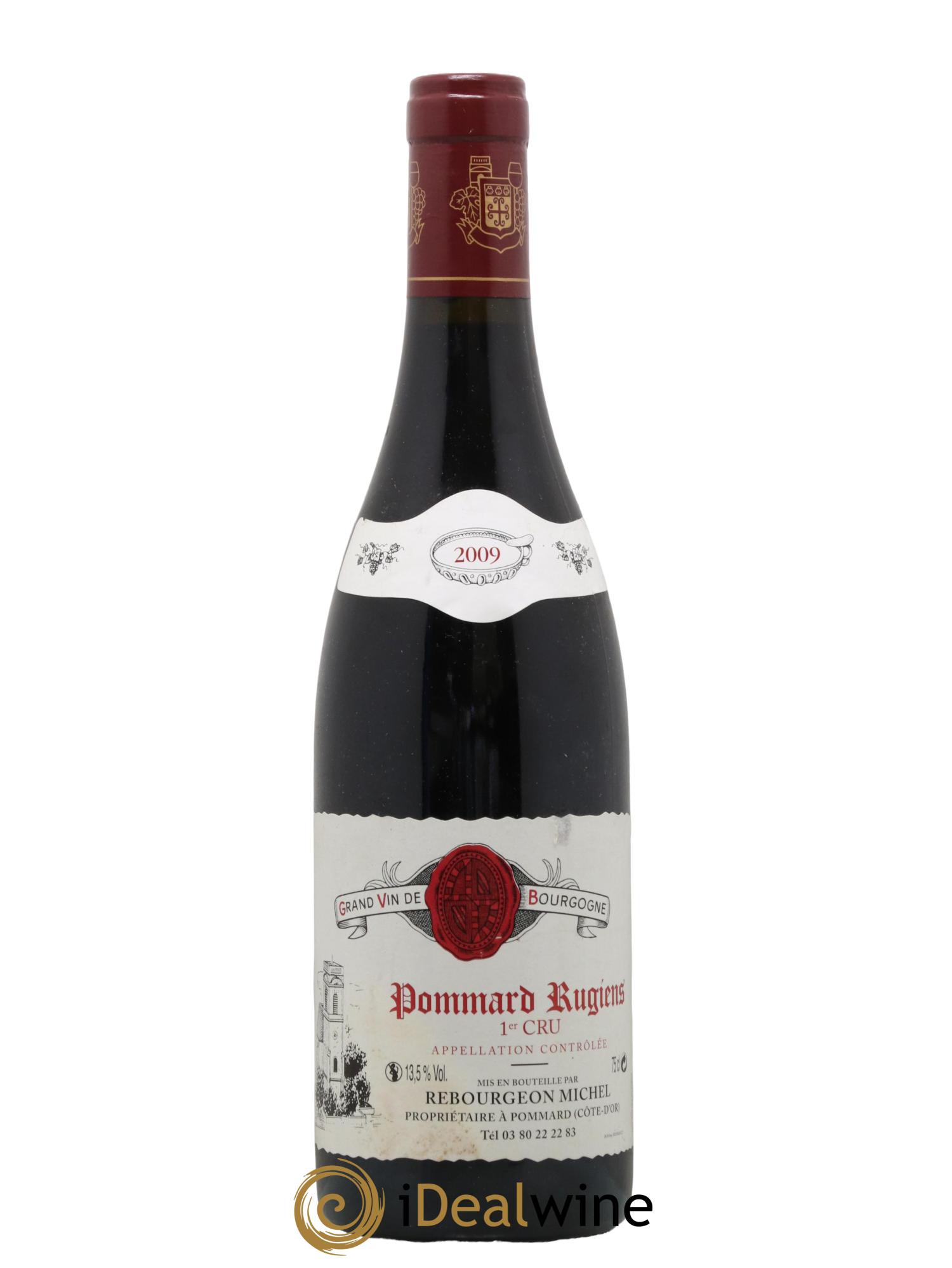 Pommard 1er Cru Rugiens Michel Rebourgeon 2009 - Lot de 1 bouteille - 0