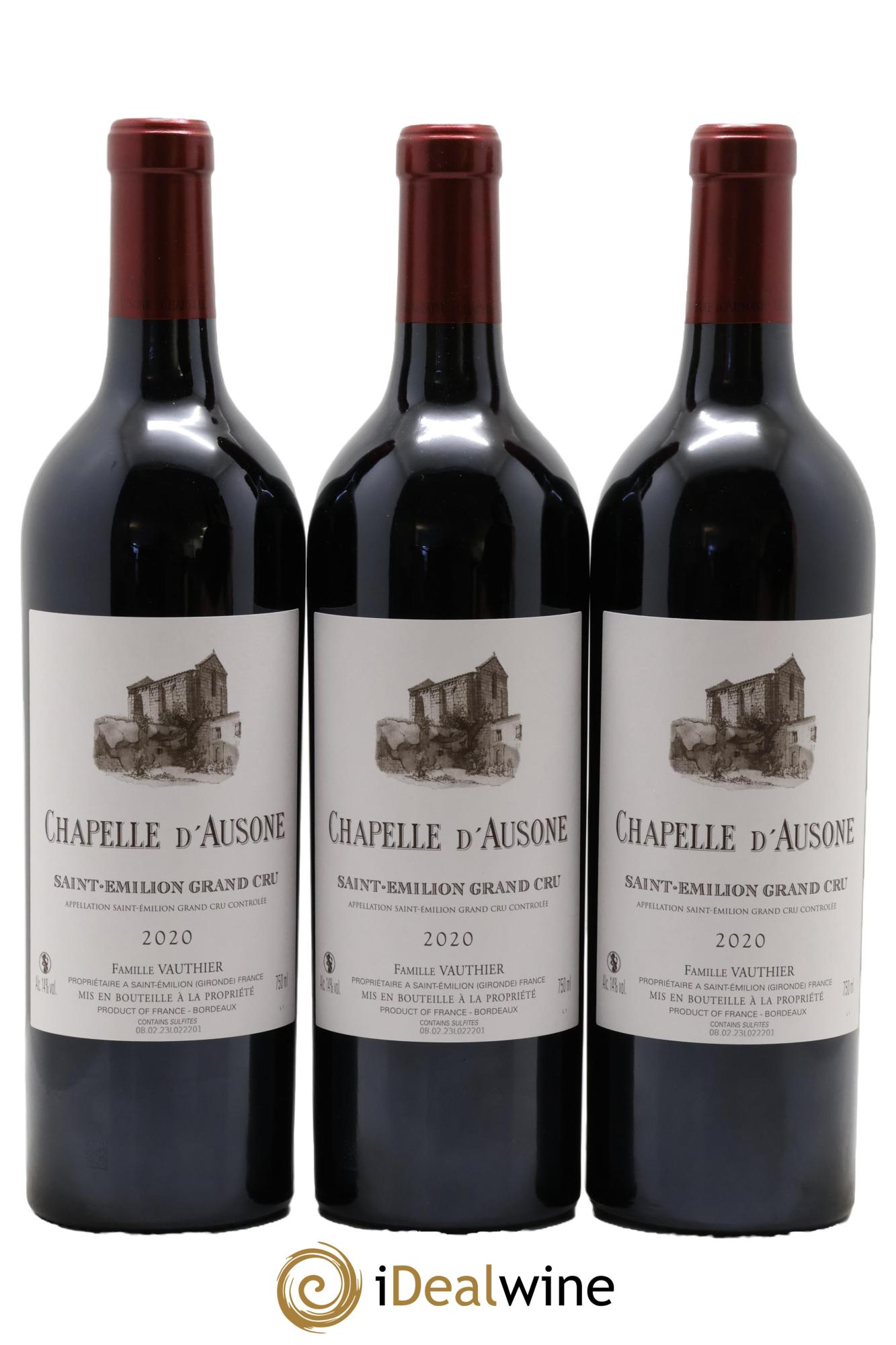 Chapelle d'Ausone Second Vin 2020 - Lot de 6 bouteilles - 2