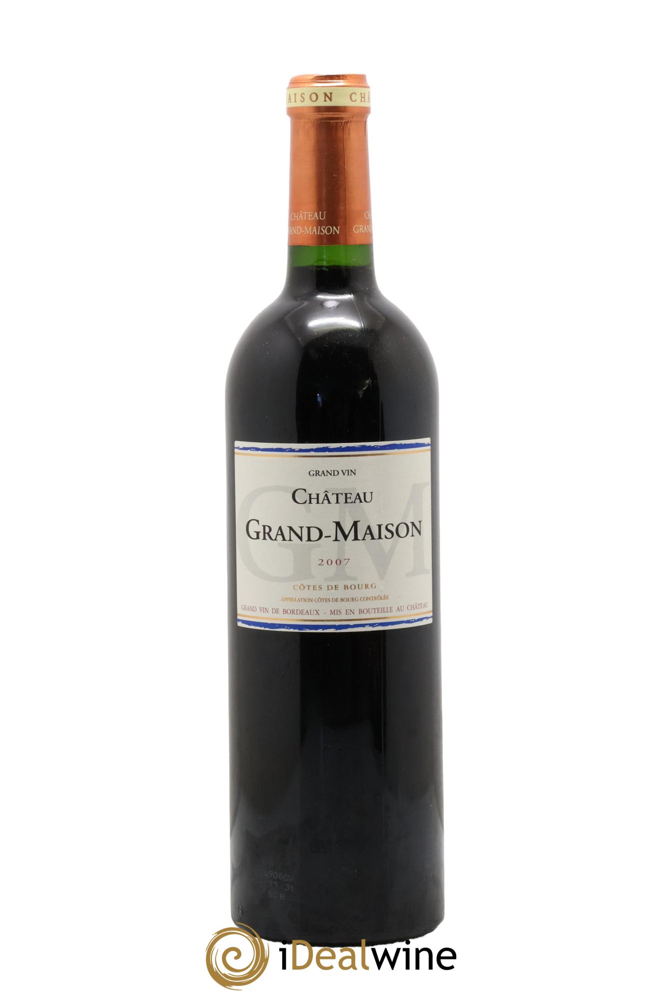 Côtes de Bourg Château Grand Maison 2007 - Posten von 1 Flasche - 0