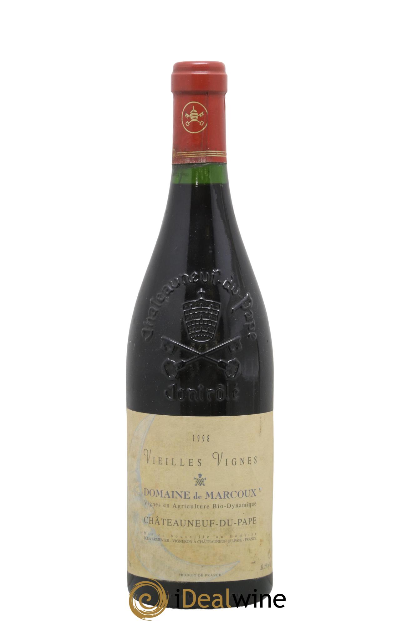 Châteauneuf-du-Pape Vieilles Vignes Marcoux (Domaine de) 1998 - Lot de 1 bouteille - 0