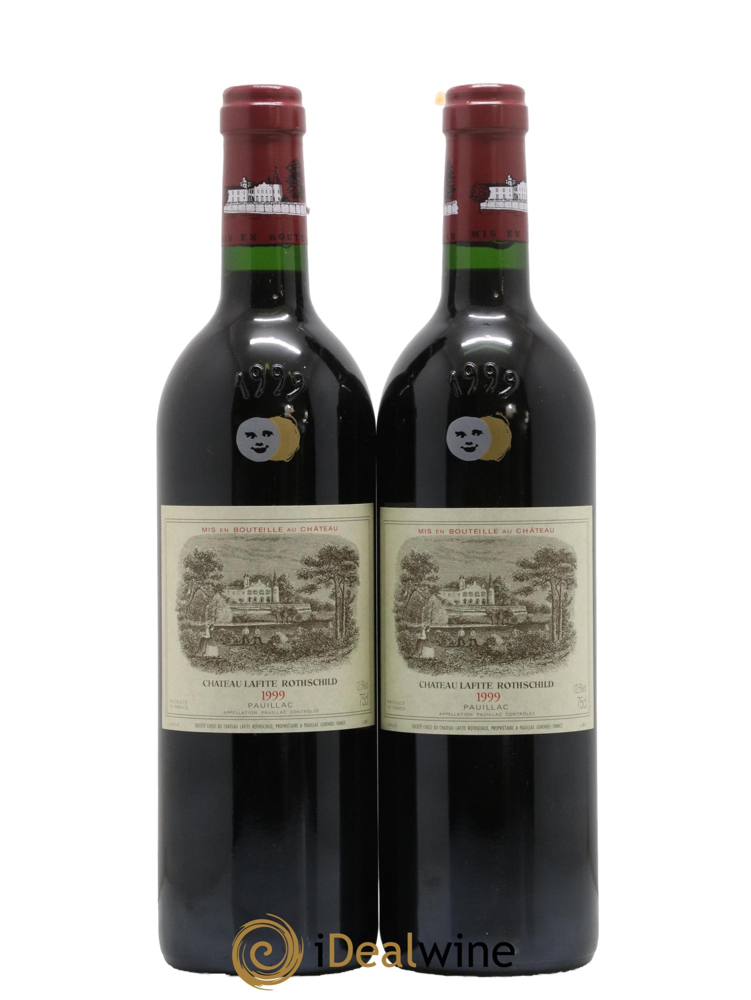 Château Lafite Rothschild 1er Grand Cru Classé 1999 - Lot de 2 bouteilles - 0