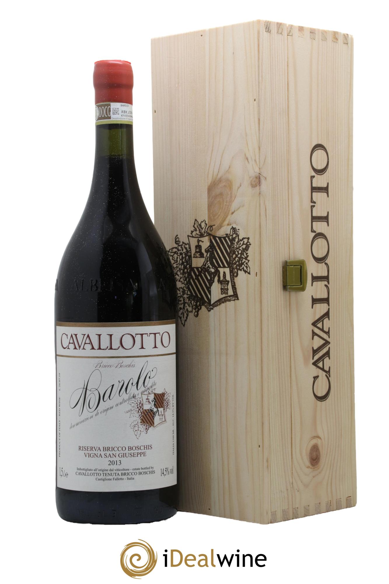 Barolo DOCG Riserva Bricco Boschis Vigna San Giuseppe Cavallotto 2013 - Lotto di 1 magnum - 0