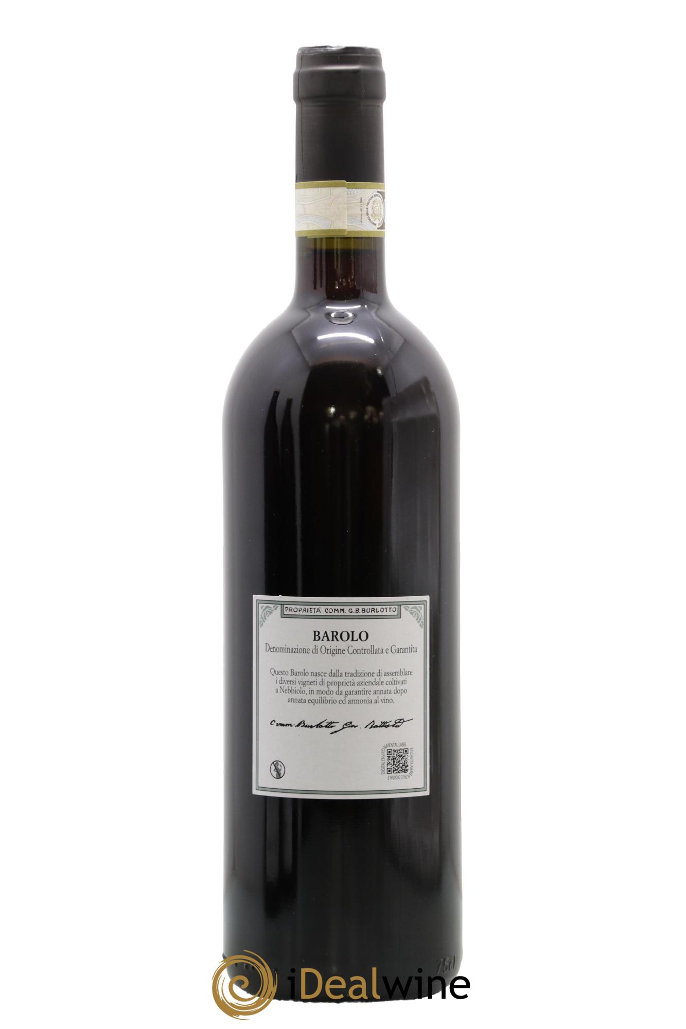 Barolo DOCG Comm. Giovan Battista Burlotto 2020 - Lot de 1 bouteille - 1