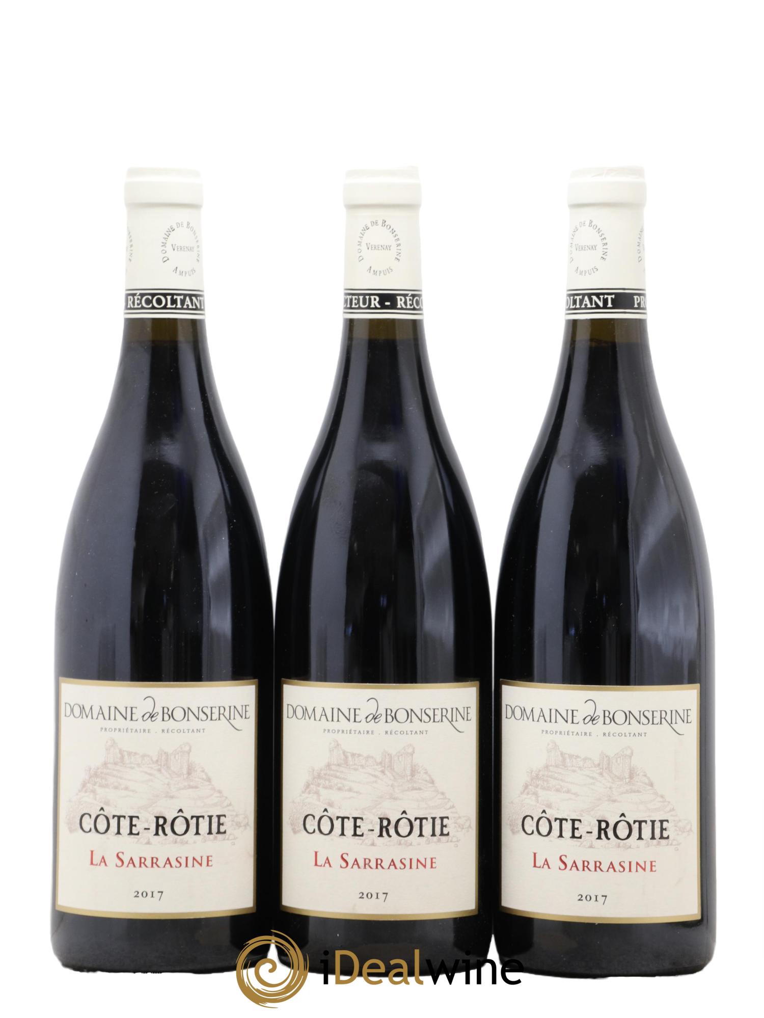 Côte-Rôtie La Sarrasine Bonserine (Domaine de) 2017 - Lot de 3 bouteilles - 0