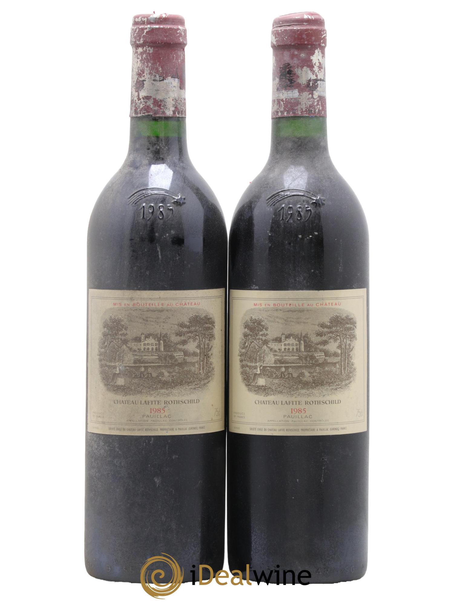 Château Lafite Rothschild 1er Grand Cru Classé 1985 - Lot de 2 bouteilles - 0