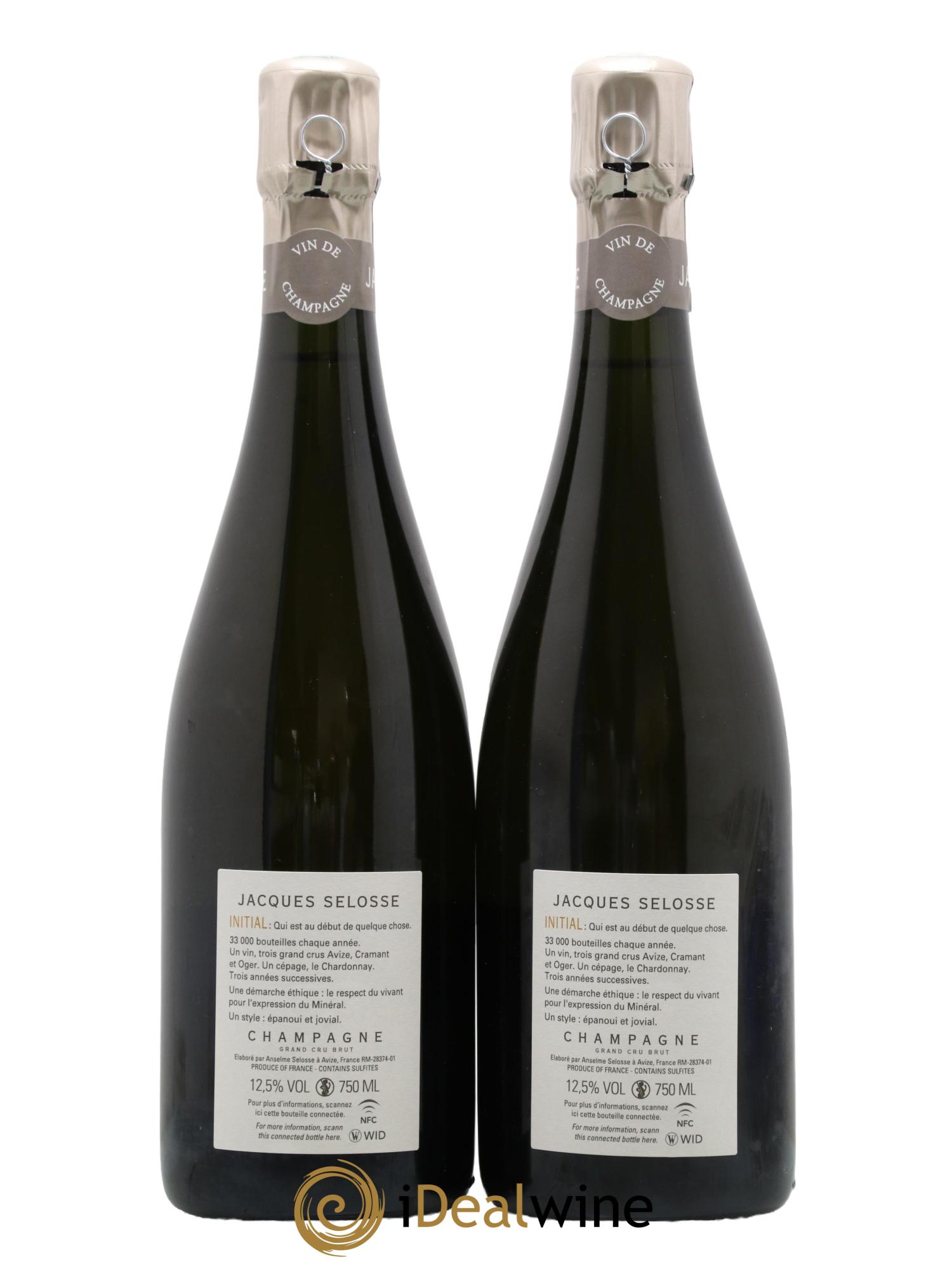 Initial Brut Jacques Selosse - Lot de 2 bouteilles - 1