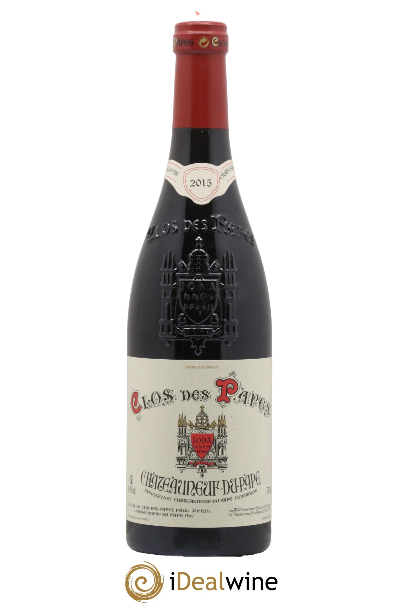 Châteauneuf-du-Pape Clos des Papes - Paul Avril 2015 - Lotto di 1 bottiglia - 0