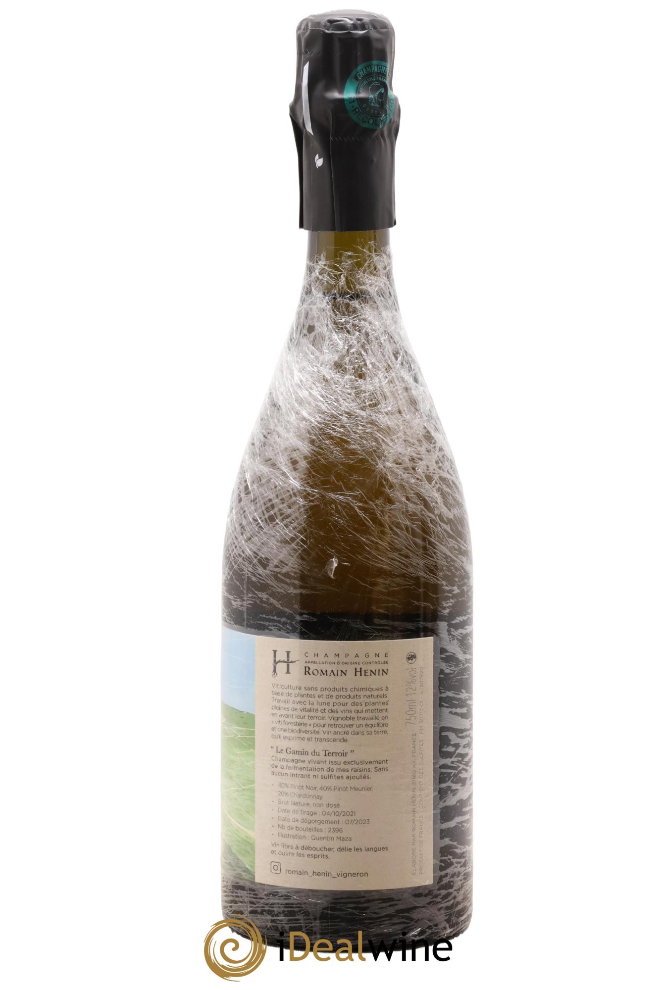Gamin du Terroir Romain Henin - Lot of 1 bottle - 1
