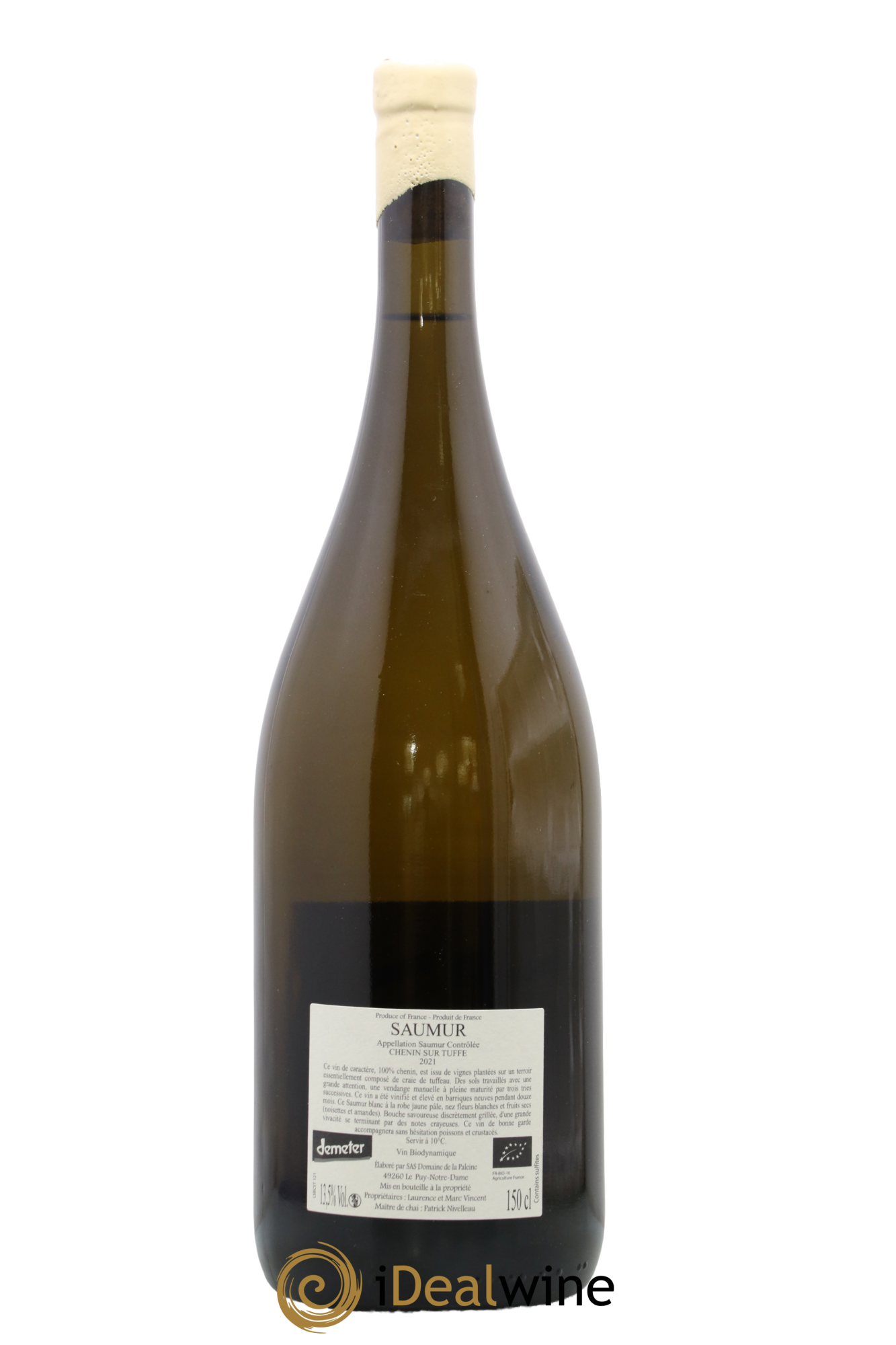 Saumur Chenin sur Tuffe - Château De La Paleine 2021 - Posten von 1 Magnum - 1