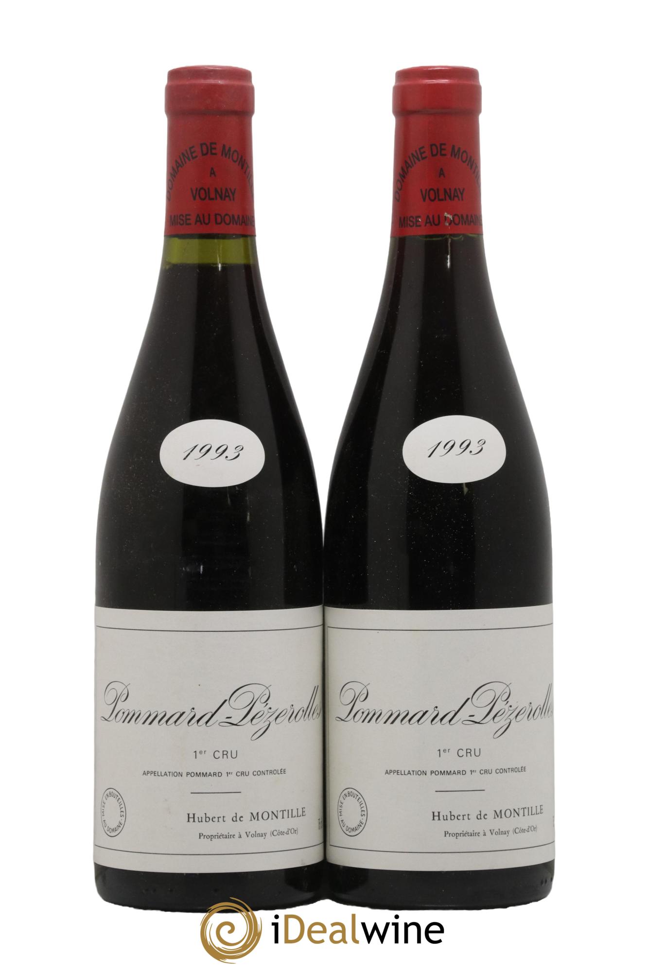 Pommard 1er Cru Les Pézerolles De Montille (Domaine) 1993 - Lot de 2 bouteilles - 0