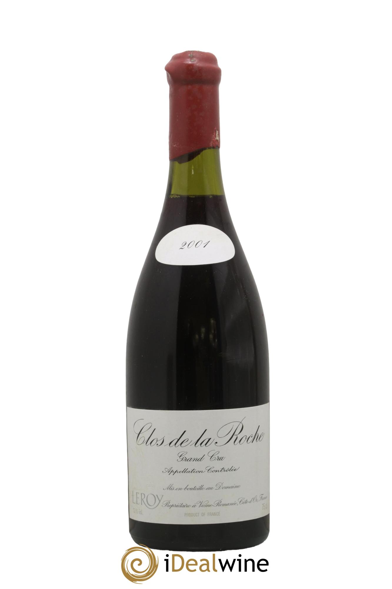Clos de la Roche Grand Cru Leroy (Domaine) 2001 - Lot de 1 bouteille - 0