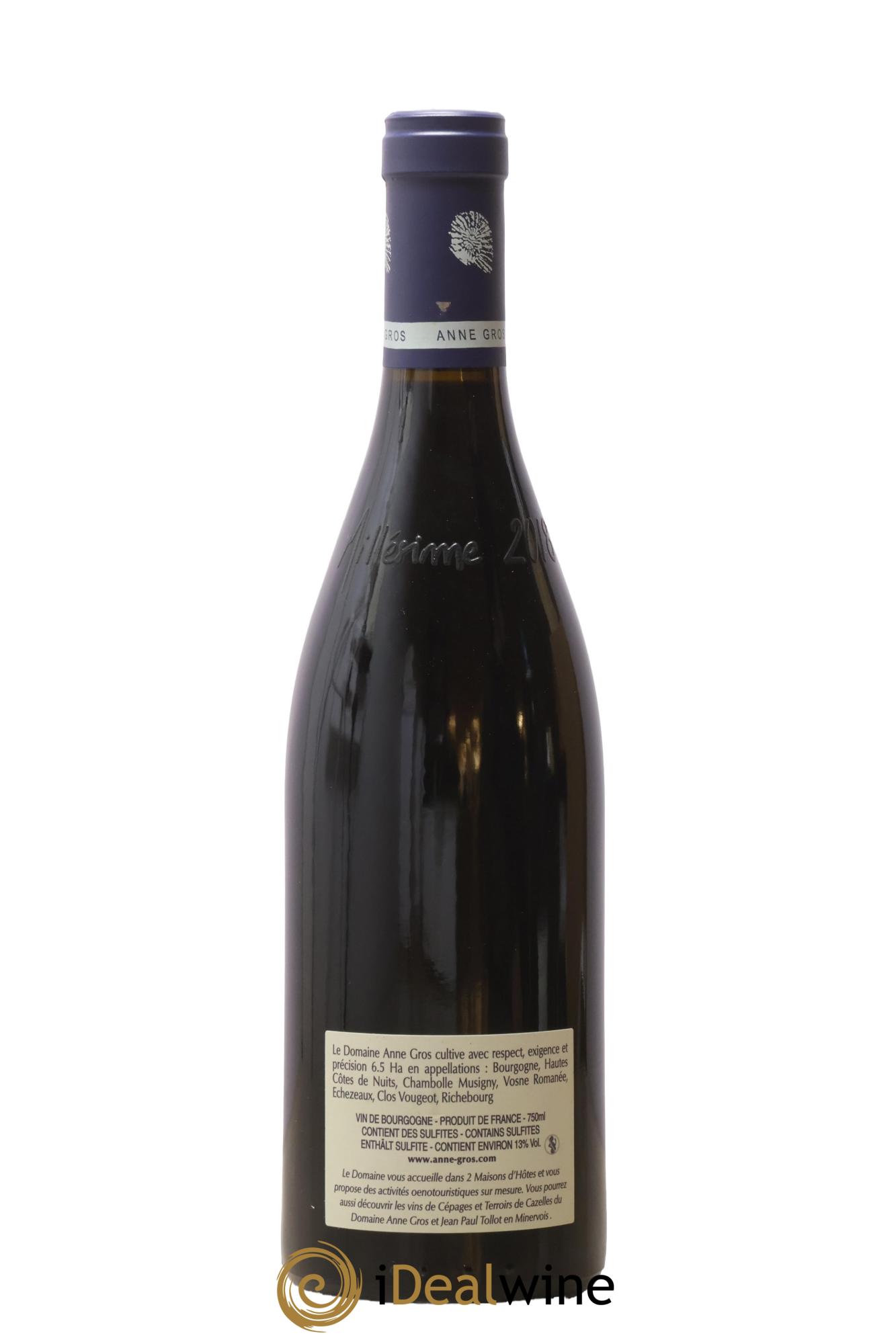 Clos de Vougeot Grand Cru Le Grand Maupertui Anne Gros 2018 - Posten von 1 Flasche - 1