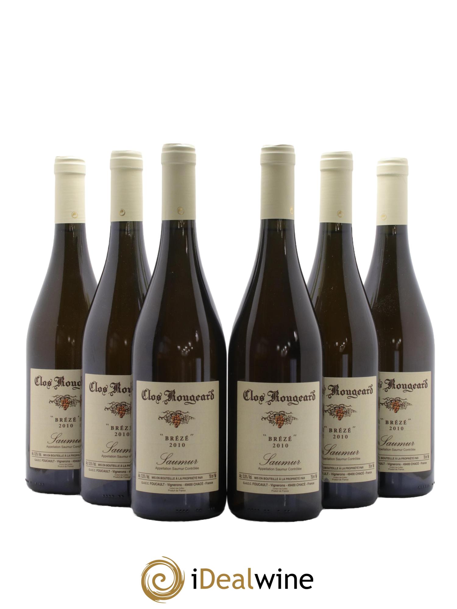 Saumur Brézé Clos Rougeard 2010 - Posten von 6 Flaschen - 0