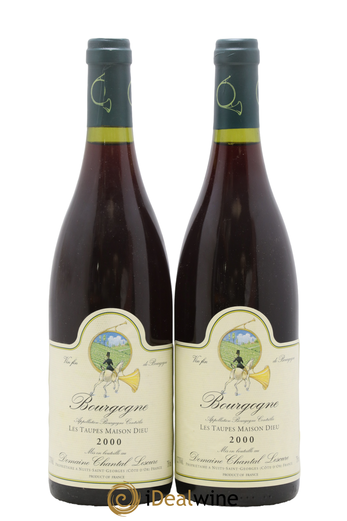 Bourgogne Les Taupes Maison Dieu Chantal Lescure 2000 - Posten von 2 Flaschen - 0