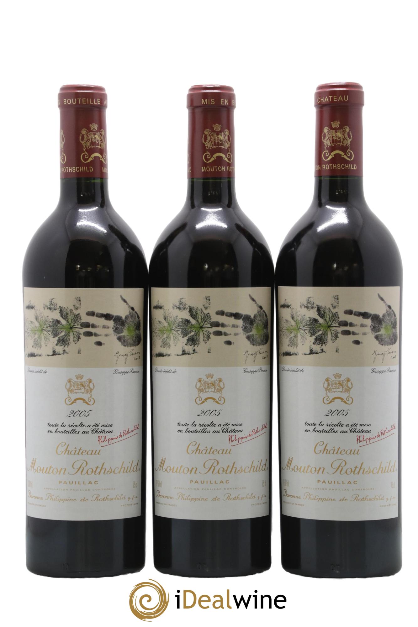Château Mouton Rothschild 1er Grand Cru Classé 2005 - Lot of 6 bottles - 3