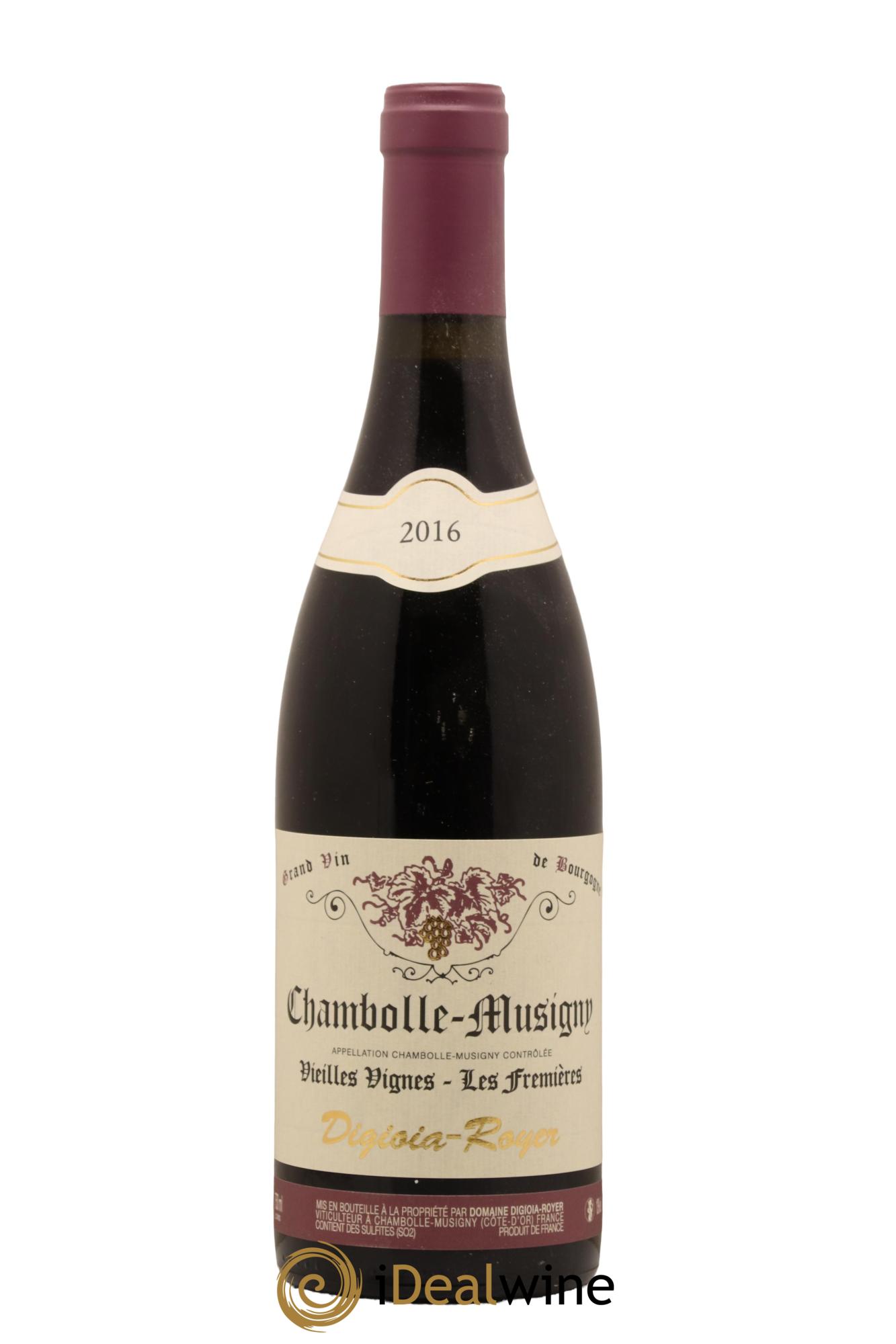 Chambolle-Musigny Vieilles Vignes Les Fremieres Domaine Digioia Royer 2016 - Lot de 1 bouteille - 0