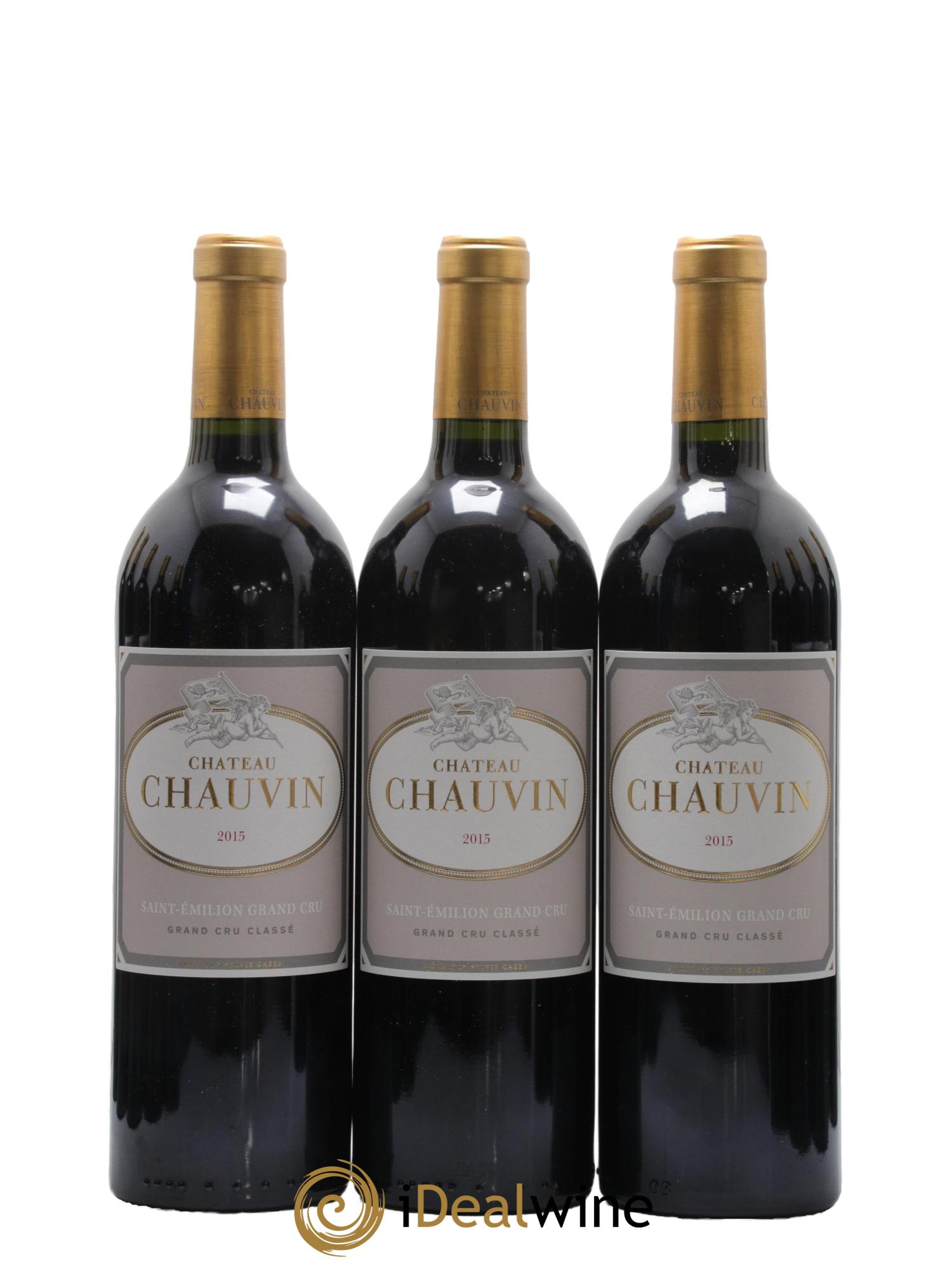 Château Chauvin Grand Cru Classé 2015 - Lot de 12 bouteilles - 1