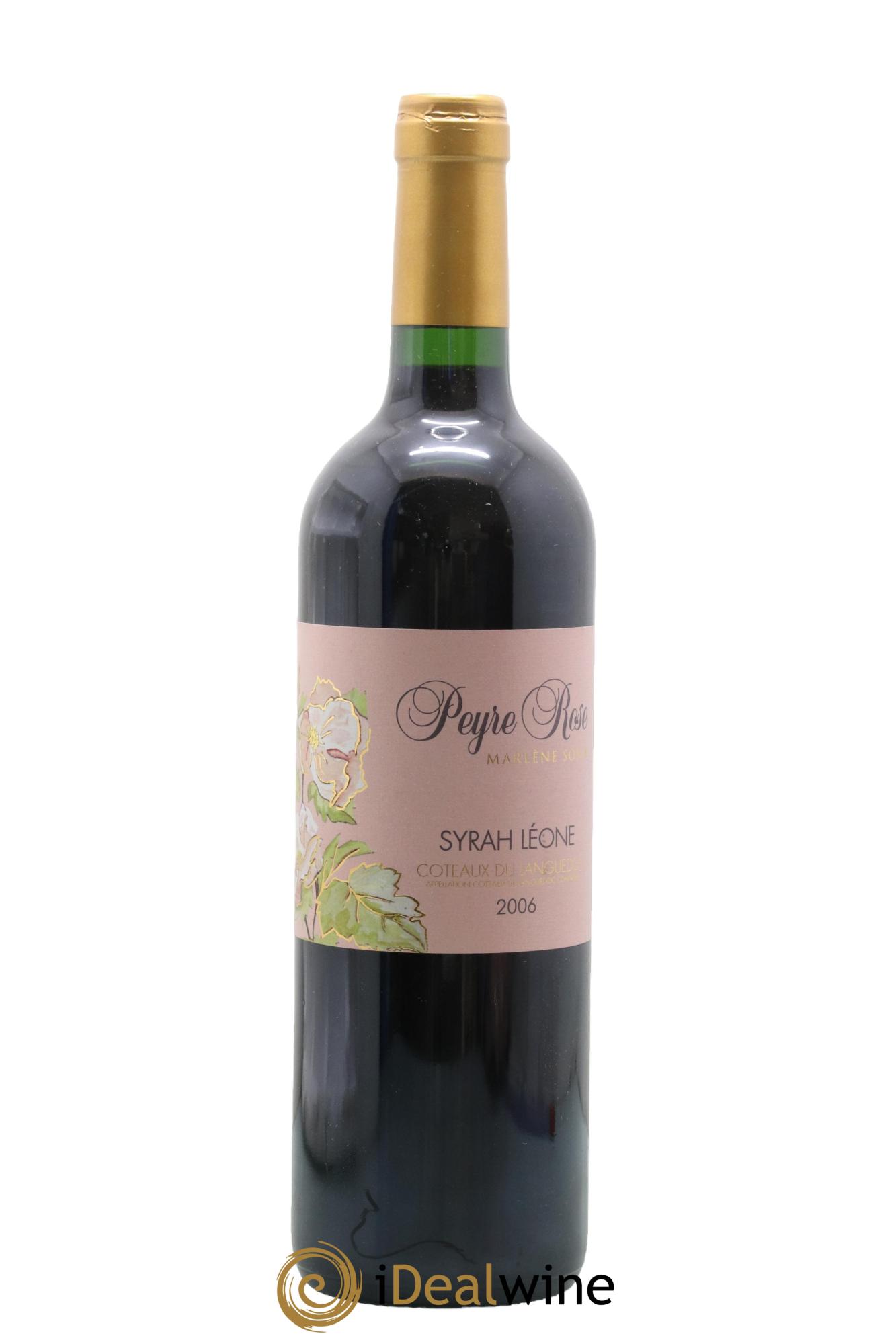 Coteaux du Languedoc Domaine Peyre Rose Belle Léone (anciennement Syrah Léone) Marlène Soria 2006 - Lot de 1 bouteille - 0