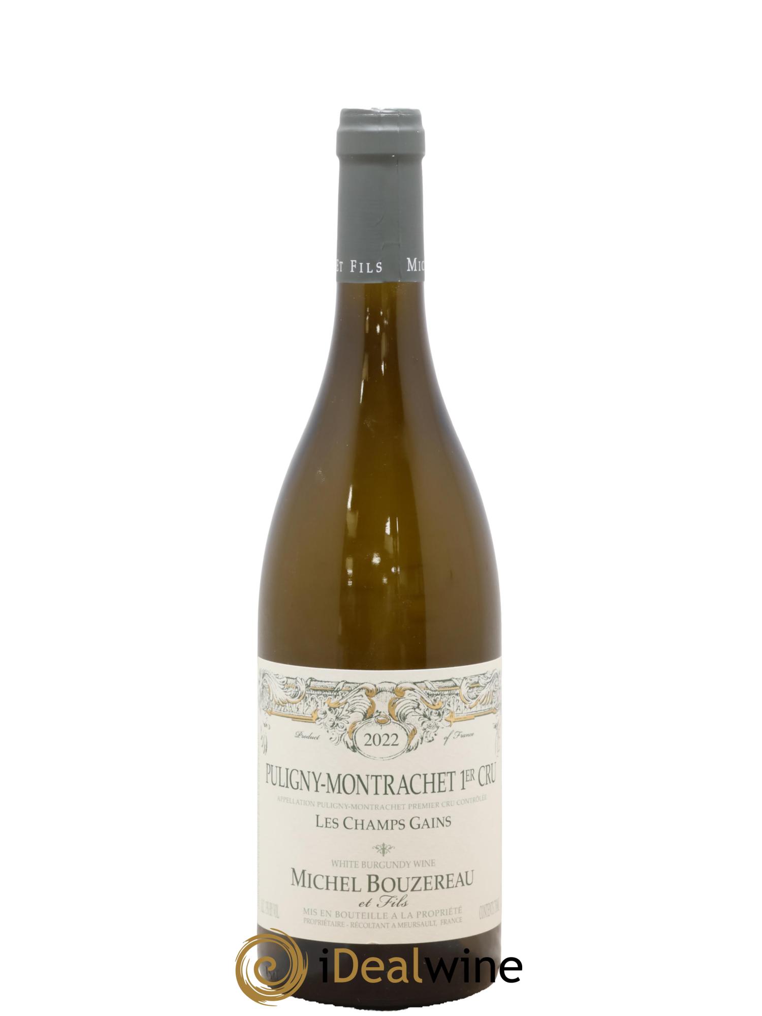 Puligny-Montrachet 1er Cru Les Champs Gains Michel Bouzereau et Fils (Domaine) 2022 - Lot de 1 bouteille - 0