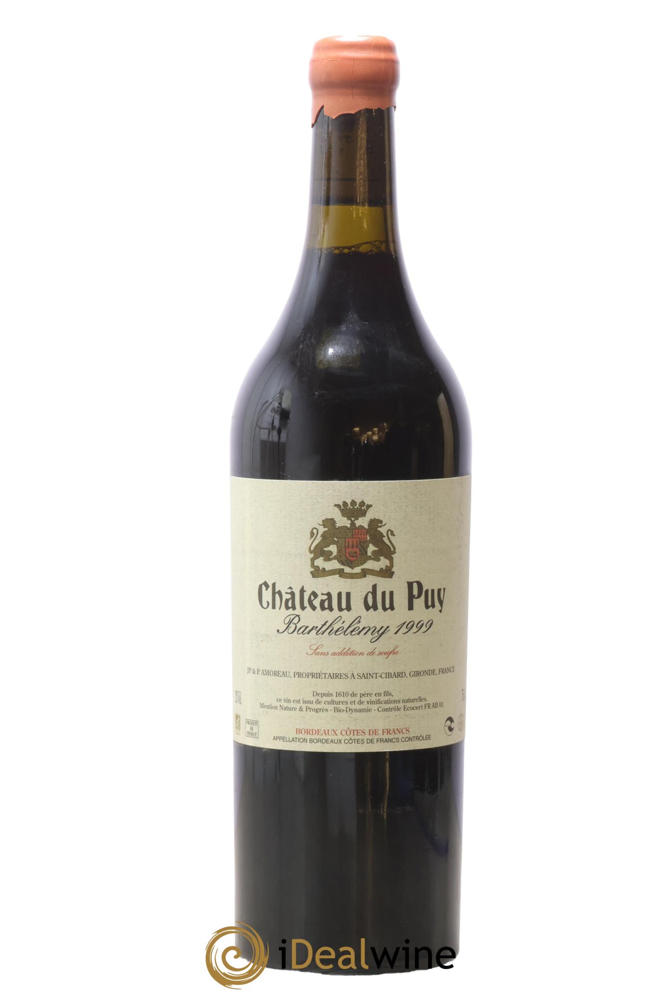 Le Puy - Cuvée Barthélemy 1999 - Posten von 1 Flasche - 0
