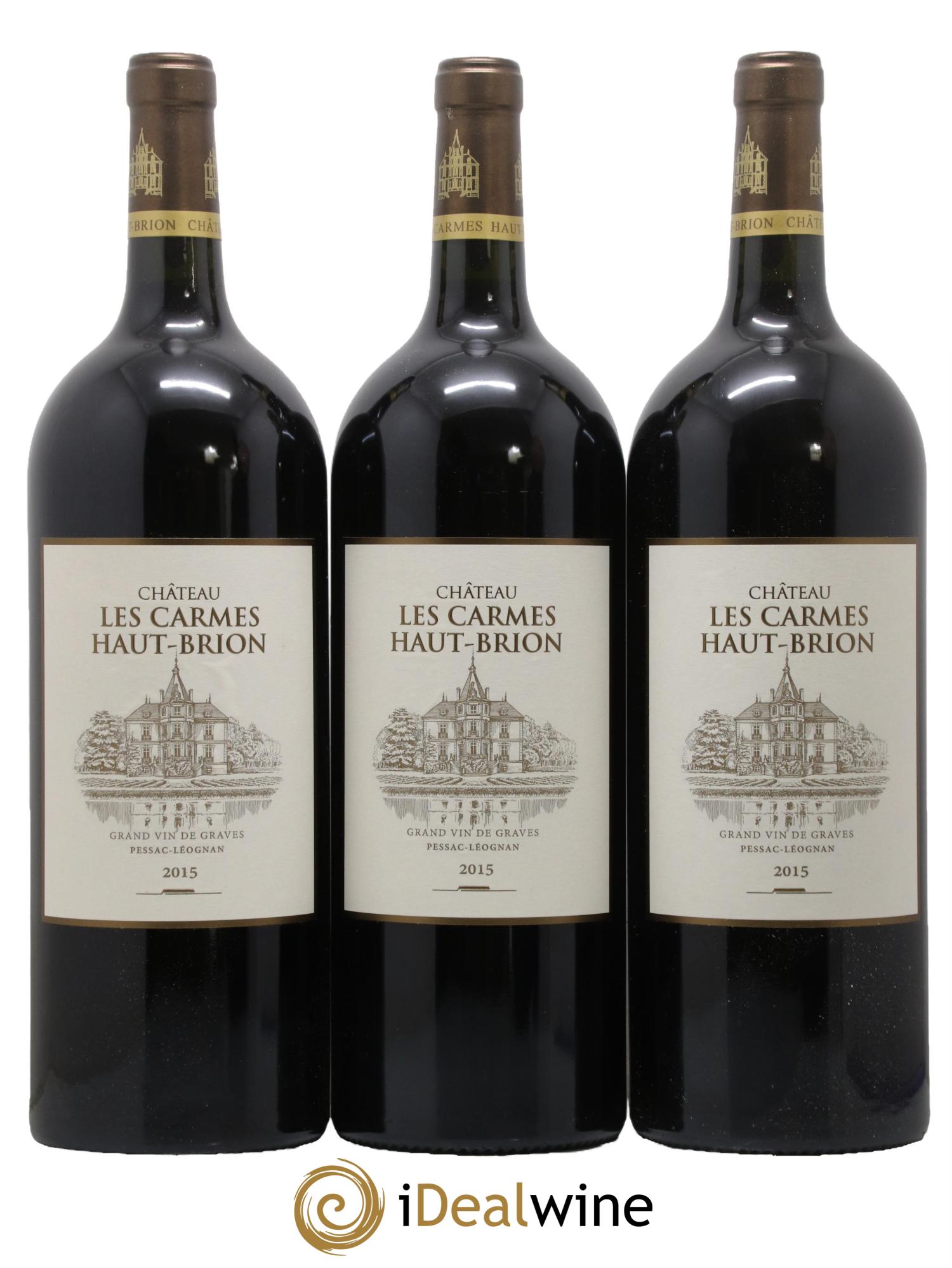 Château Les Carmes Haut-Brion 2015 - Lot de 3 magnums - 0