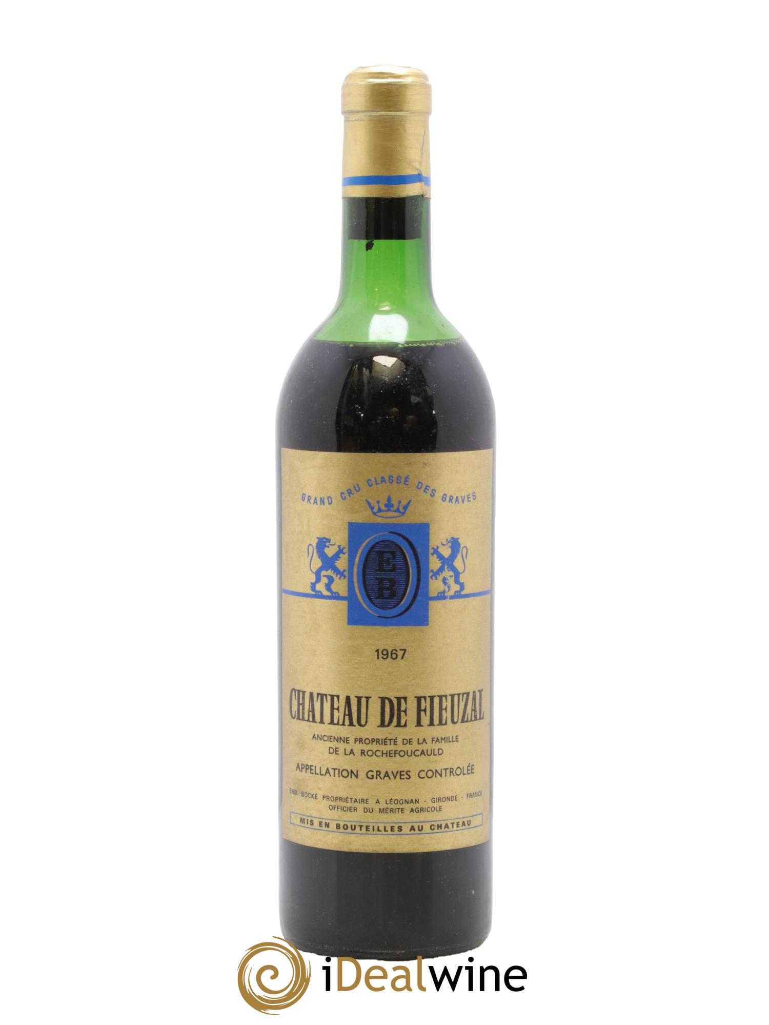 Château de Fieuzal Cru Classé de Graves 1967 - Lot of 1 bottle - 0
