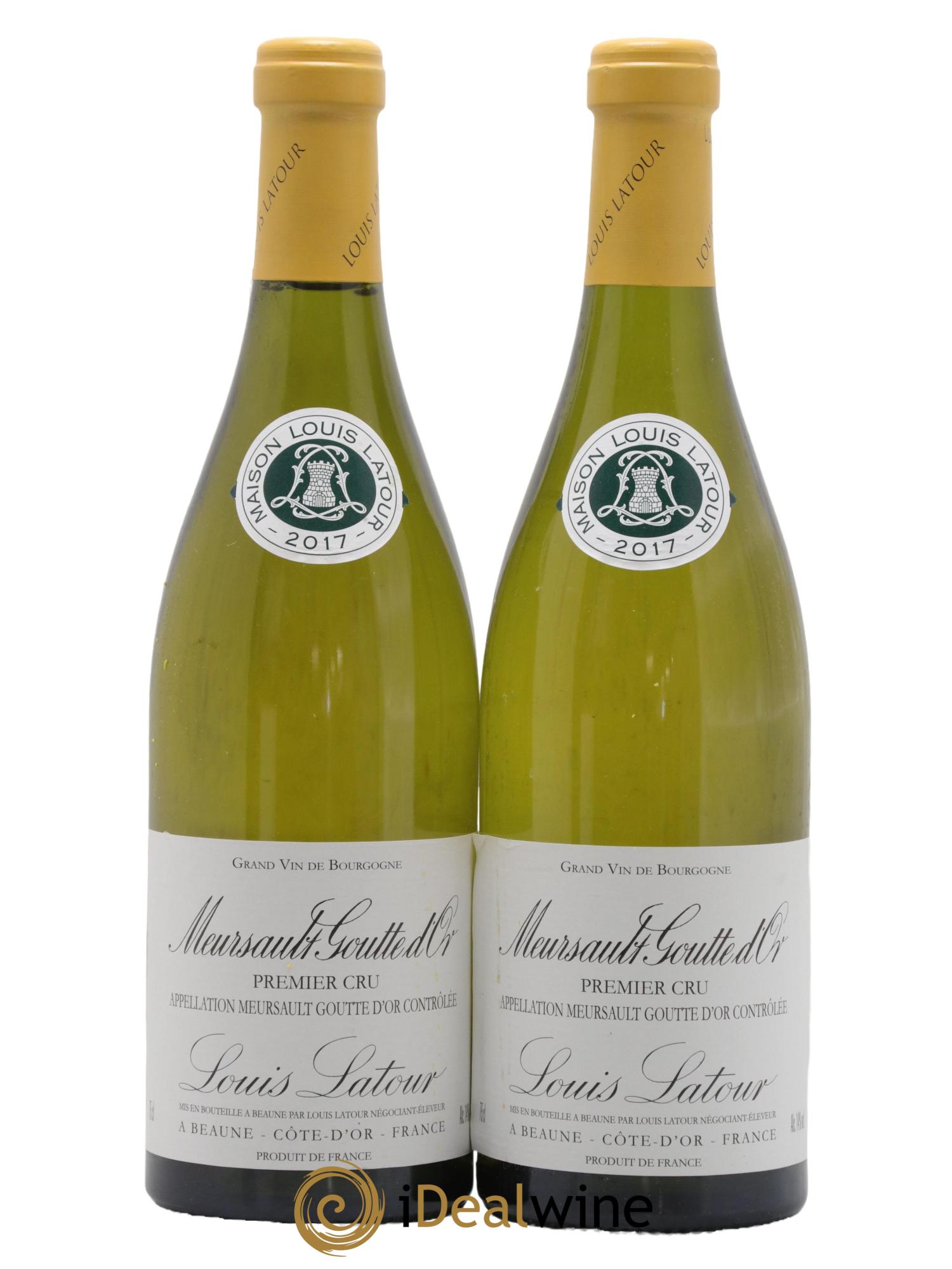 Meursault 1er Cru Goutte d'or Louis Latour 2017 - Posten von 2 Flaschen - 0