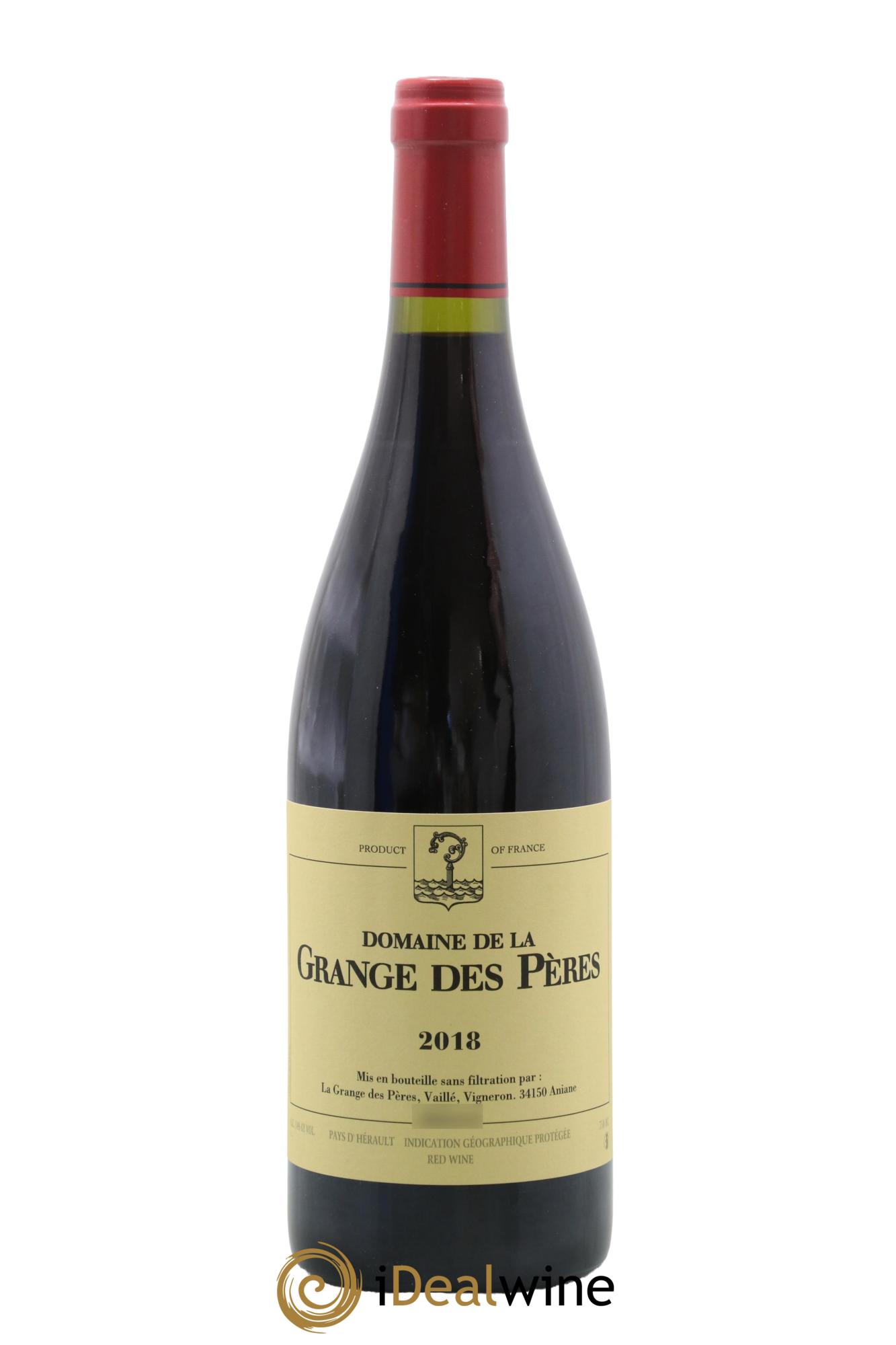 Pays d'Hérault Grange des Pères Laurent Vaillé 2018 - Lot de 1 bouteille - 0