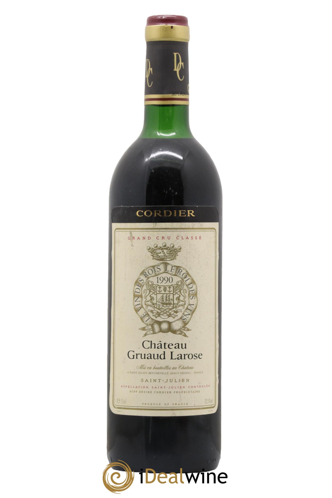Château Gruaud Larose 2ème Grand Cru Classé 1990 - Lot de 1 bouteille - 0