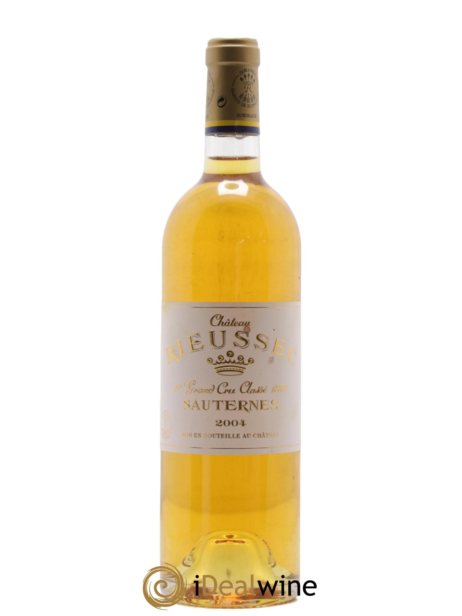 Château Rieussec 1er Grand Cru Classé 2004 - Posten von 1 Flasche - 0