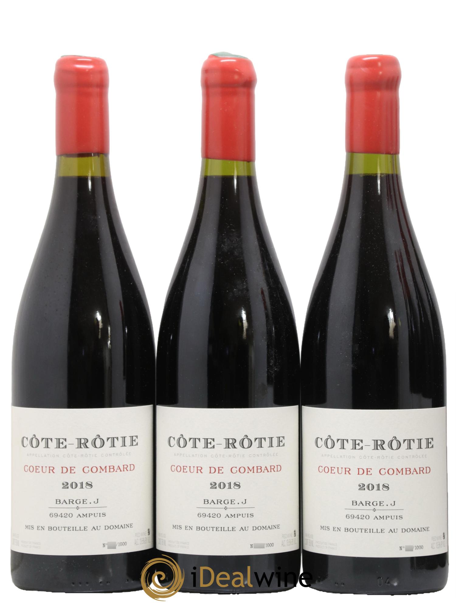 Côte-Rôtie Cœur de Combard Barge (Domaine) 2018 - Lot de 3 bouteilles - 0