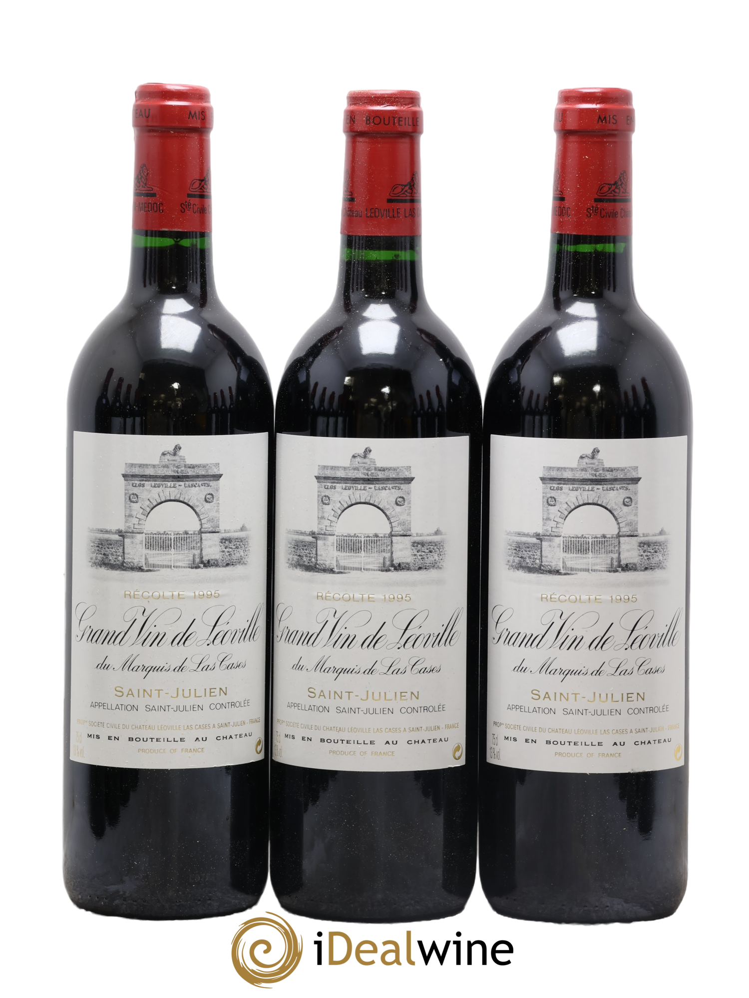 Château Léoville Las Cases 2ème Grand Cru Classé 1995 - Lot de 12 bouteilles - 1