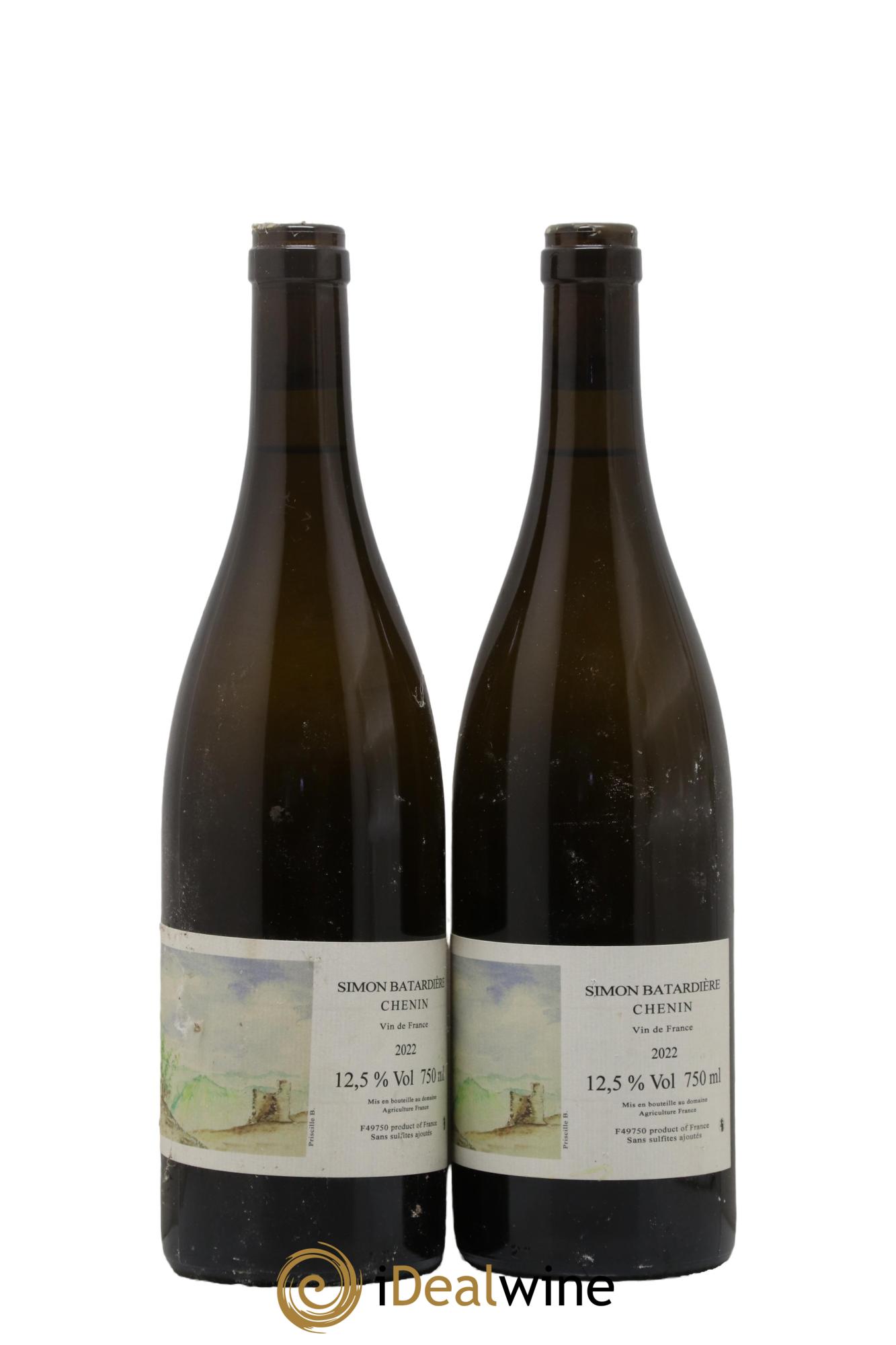Vin de France Chenin Simon Batardière 2022 - Lot de 2 bouteilles - 0