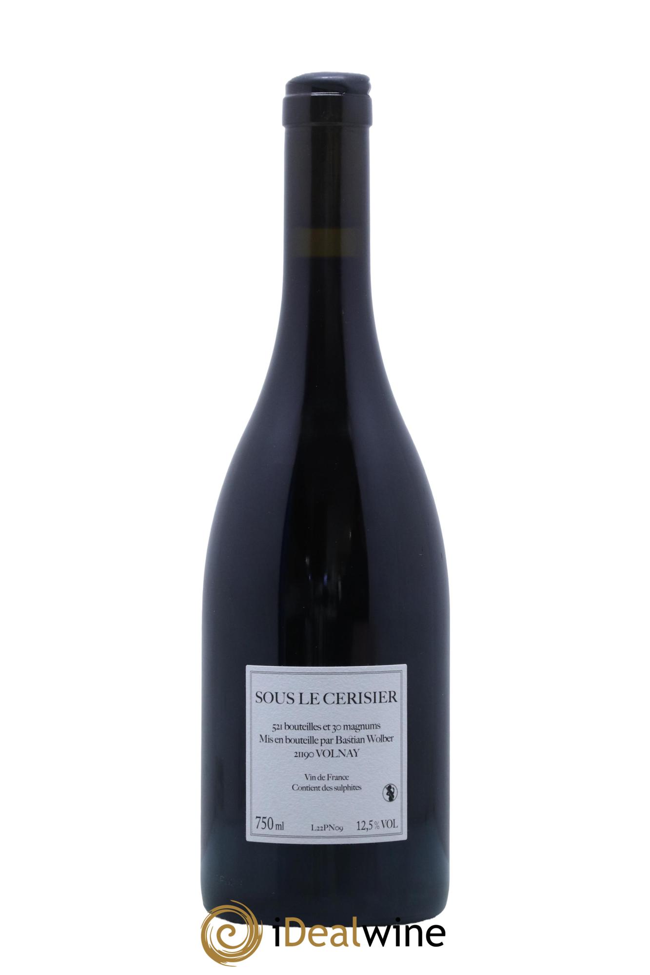 Vin de France Sous le Cerisier Bastian Wolber 2022 - Lot de 1 bouteille - 1