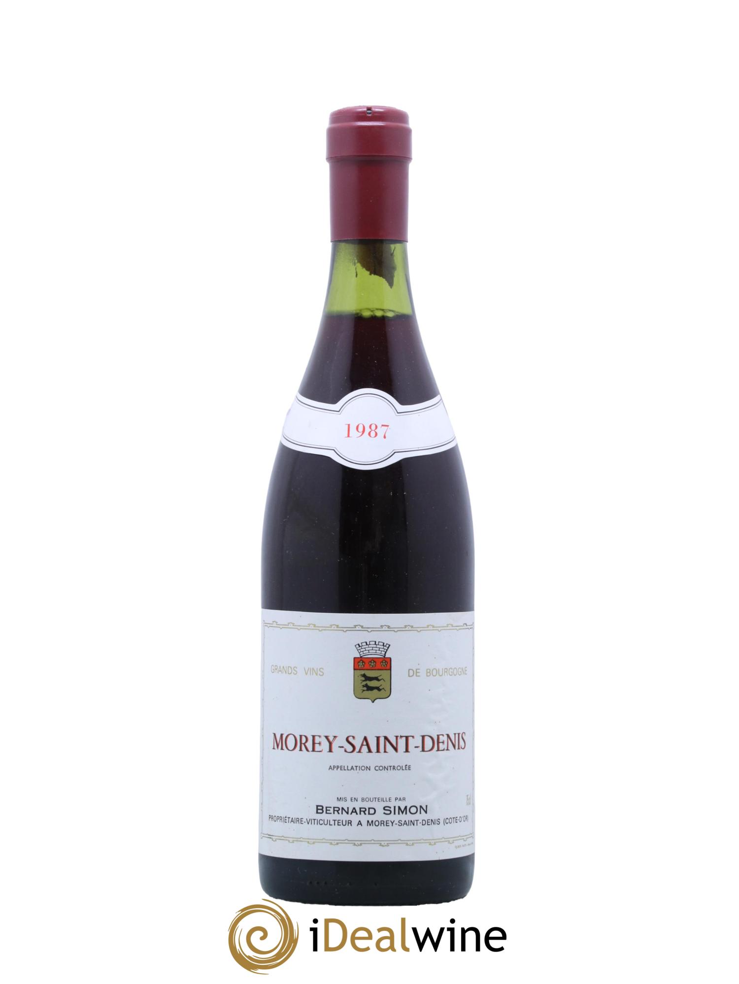 Morey-Saint-Denis Domaine Bernard Simon 1987 - Lot de 1 bouteille - 0