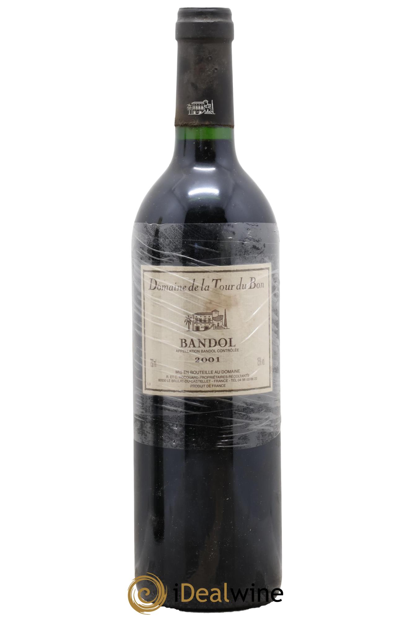 Bandol La Tour du Bon Agnès Henry 2001 - Lot of 1 bottle - 0