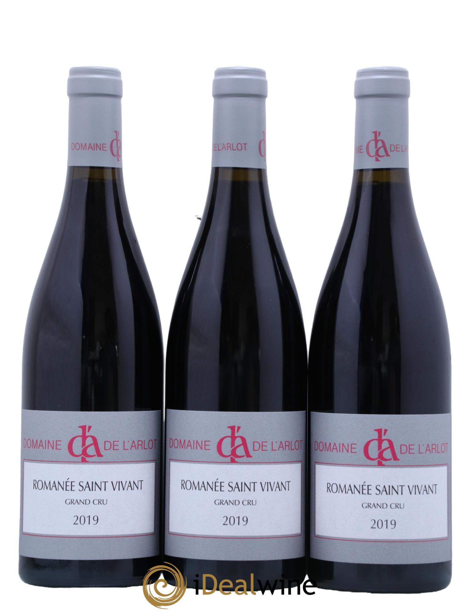 Romanée-Saint-Vivant Grand Cru Domaine de l'Arlot 2019 - Lot de 3 bouteilles - 0