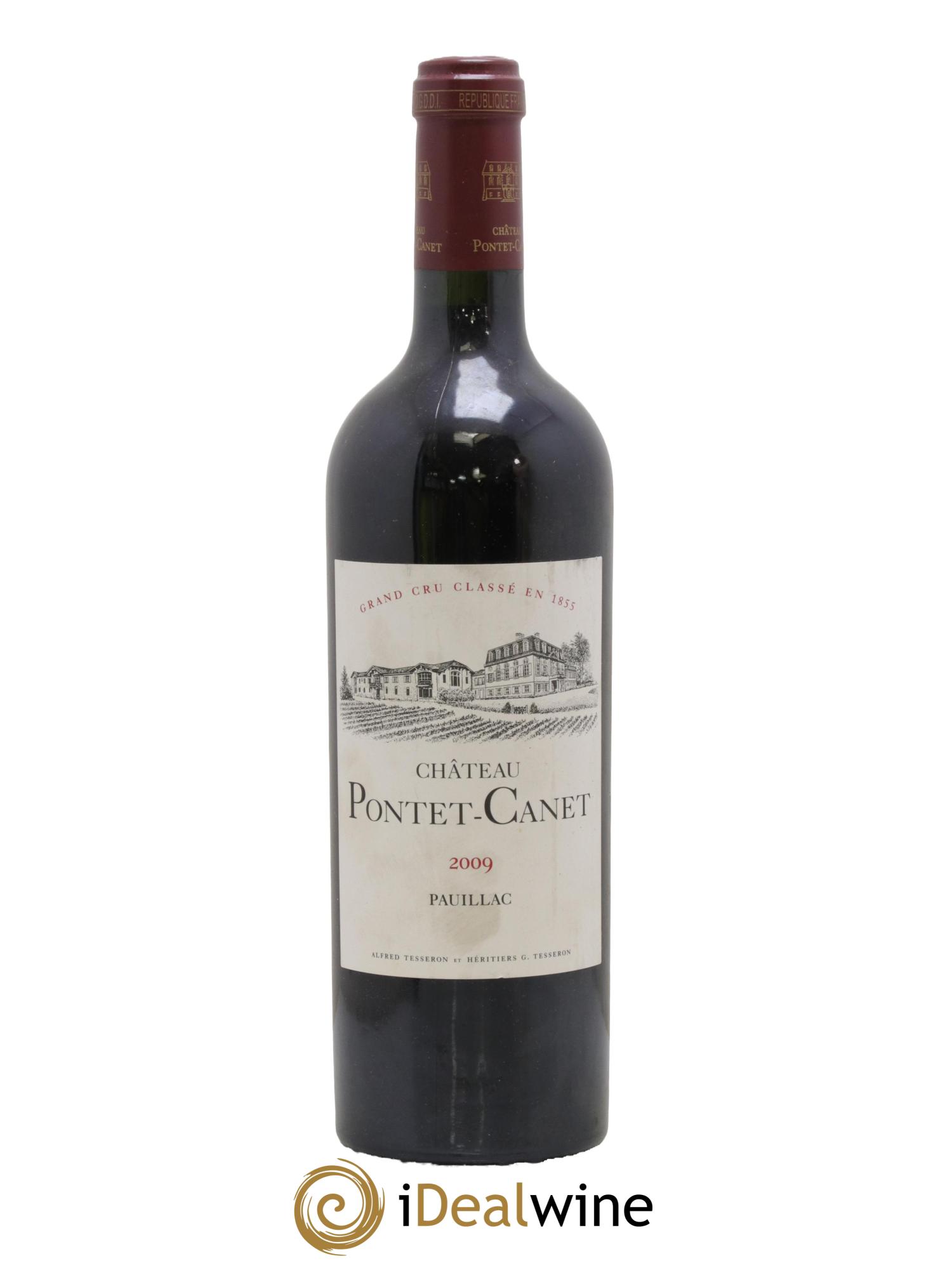 Château Pontet Canet 5ème Grand Cru Classé 2009 - Posten von 1 Flasche - 0