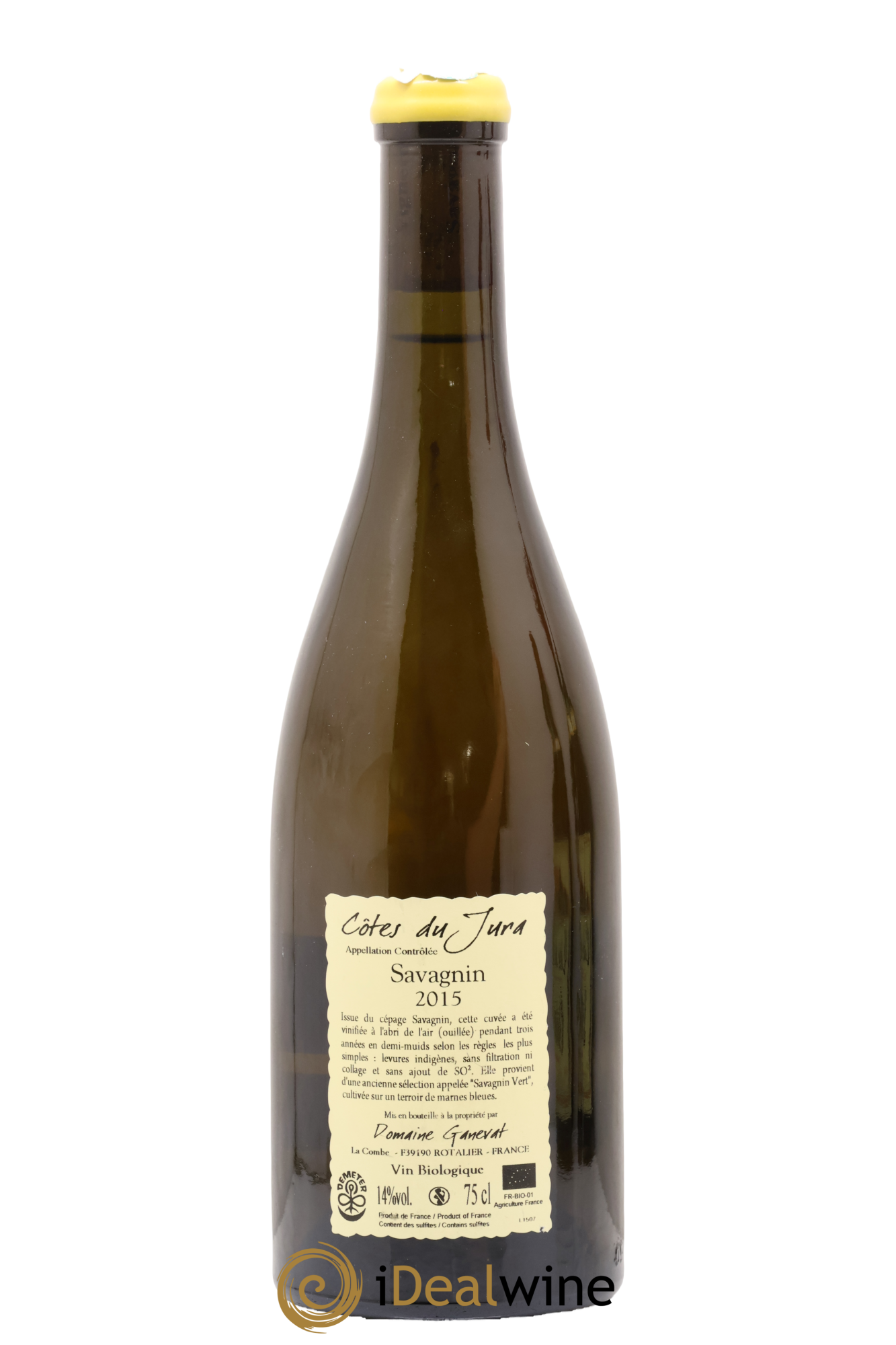 Côtes du Jura Les Chalasses Marnes Bleues Jean-François Ganevat (Domaine) 2015 - Lot of 1 bottle - 1