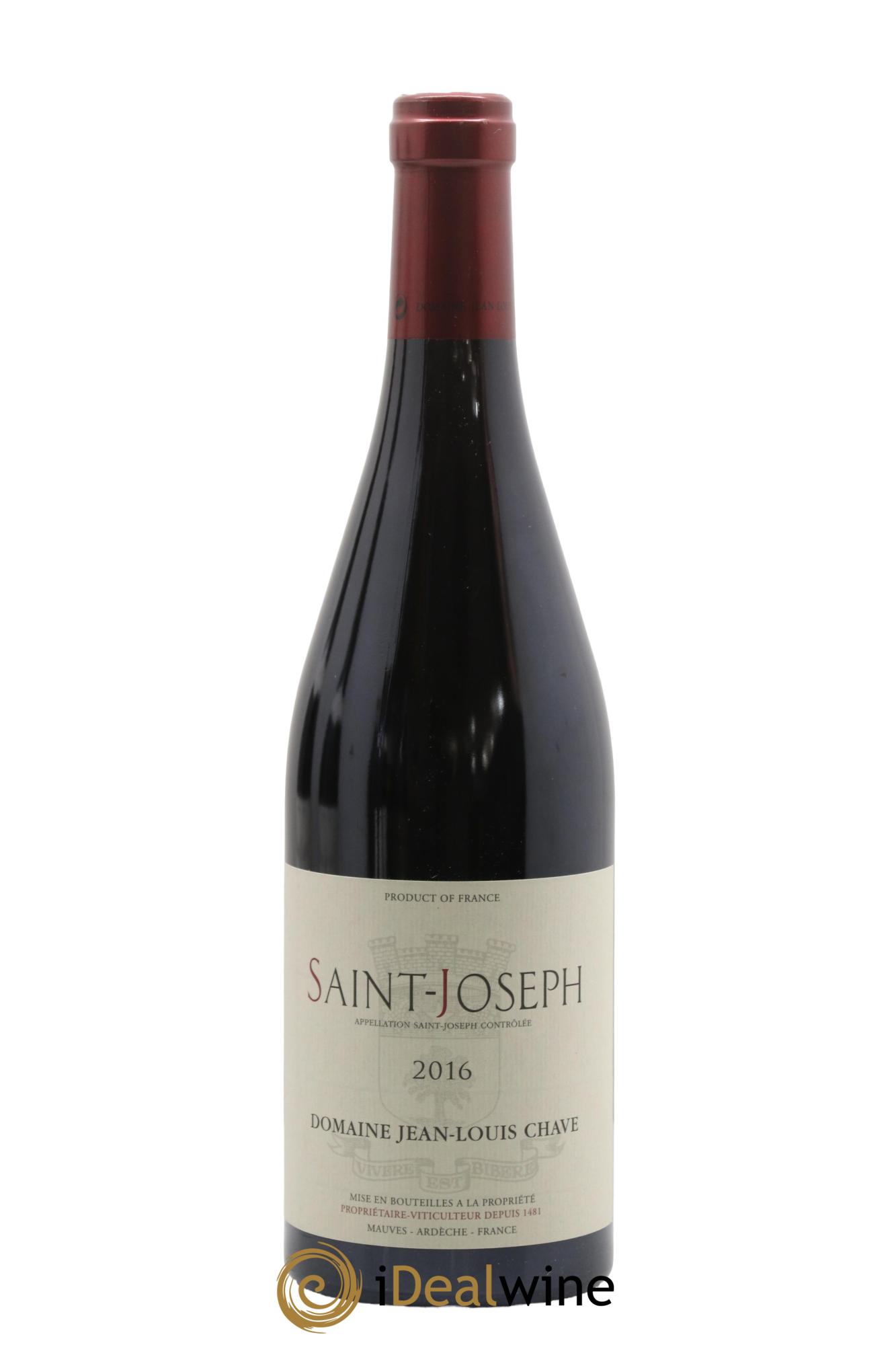 Saint-Joseph Jean-Louis Chave 2016 - Lot of 1 bottle - 0