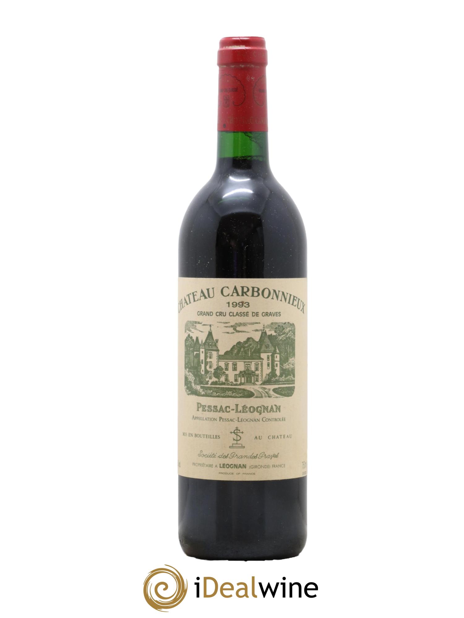 Château Carbonnieux Cru Classé de Graves 1993 - Lot de 1 bouteille - 0