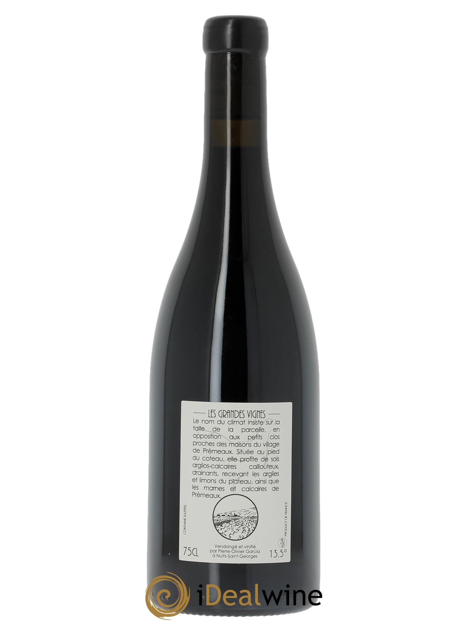 Nuits-Saint-Georges Les Grandes Vignes Pierre Olivier Garcia 2023 - Lot de 1 bouteille - 1